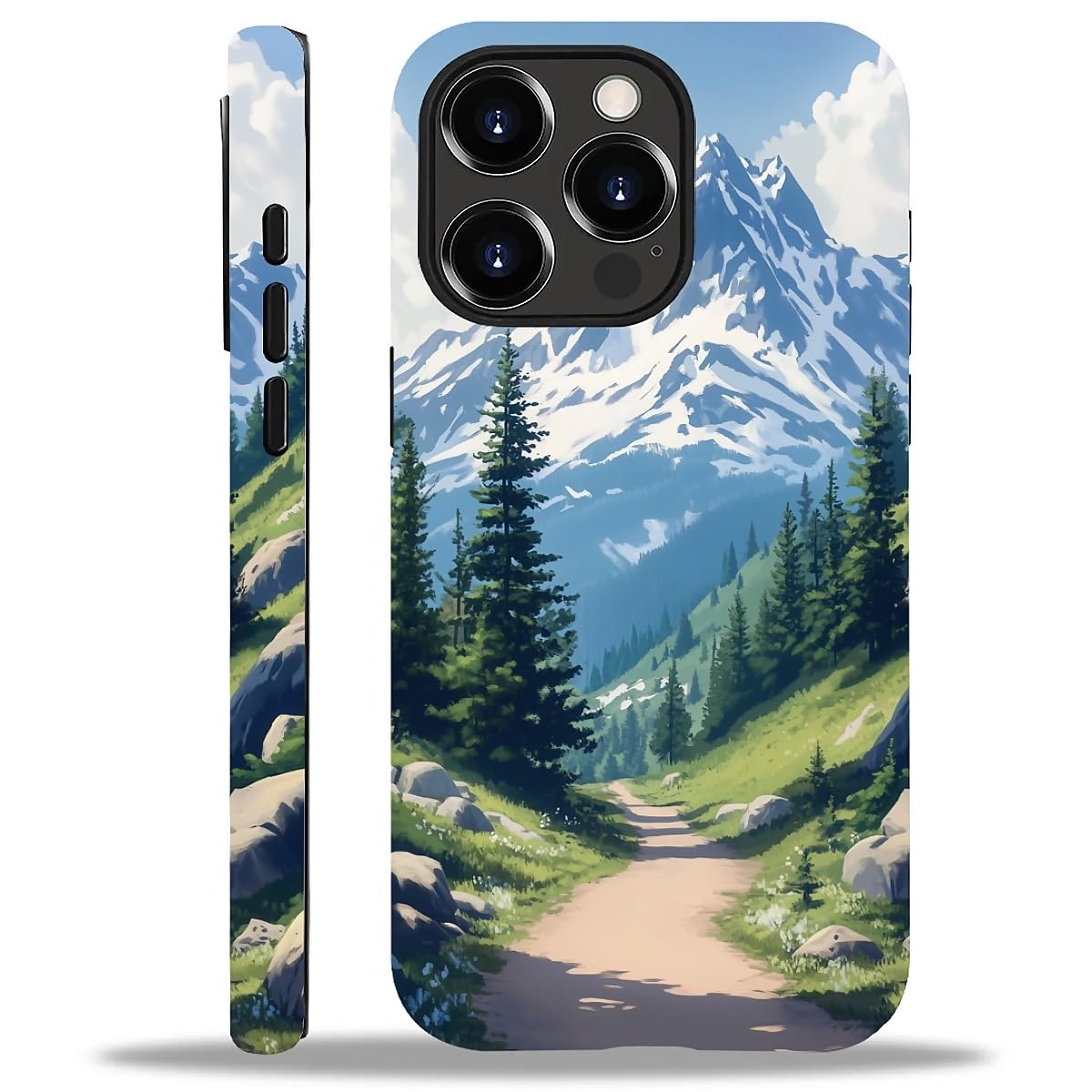 Yesad Case for iPhone 14 Pro, Hybrid 2-Layer Case, Shockproof Military-Grade Protection Durable Anti-Scratch Phone Case for Woman Man Boy Girl,