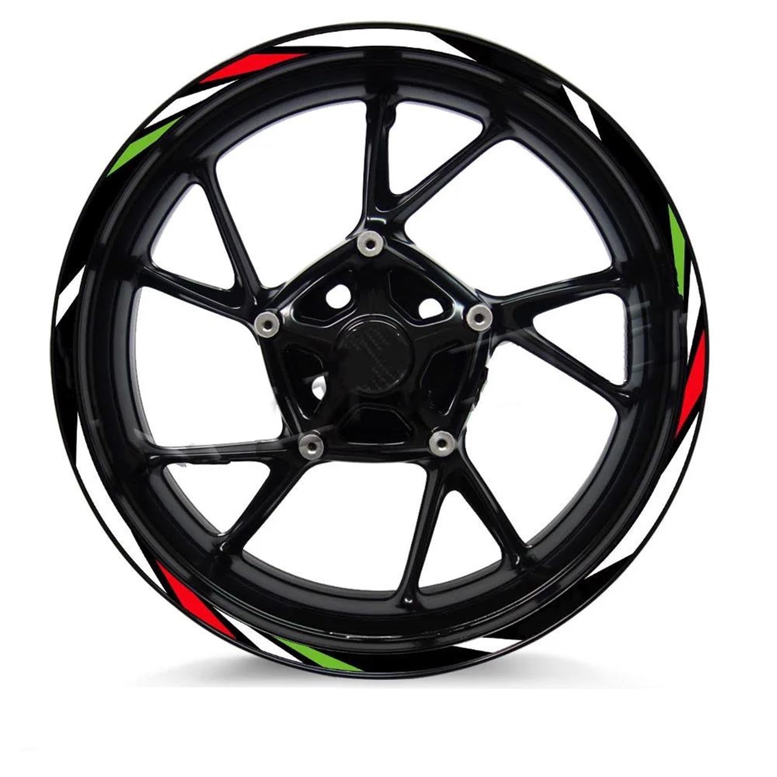 Motorcycle Wheel Stripes for Ducati for Hypermotard 950 for Diavel 1260 V4 for Multistrada 1200s Reflective Motorcycle Wheel Sticker Stripe Decal(17 Inch 001)