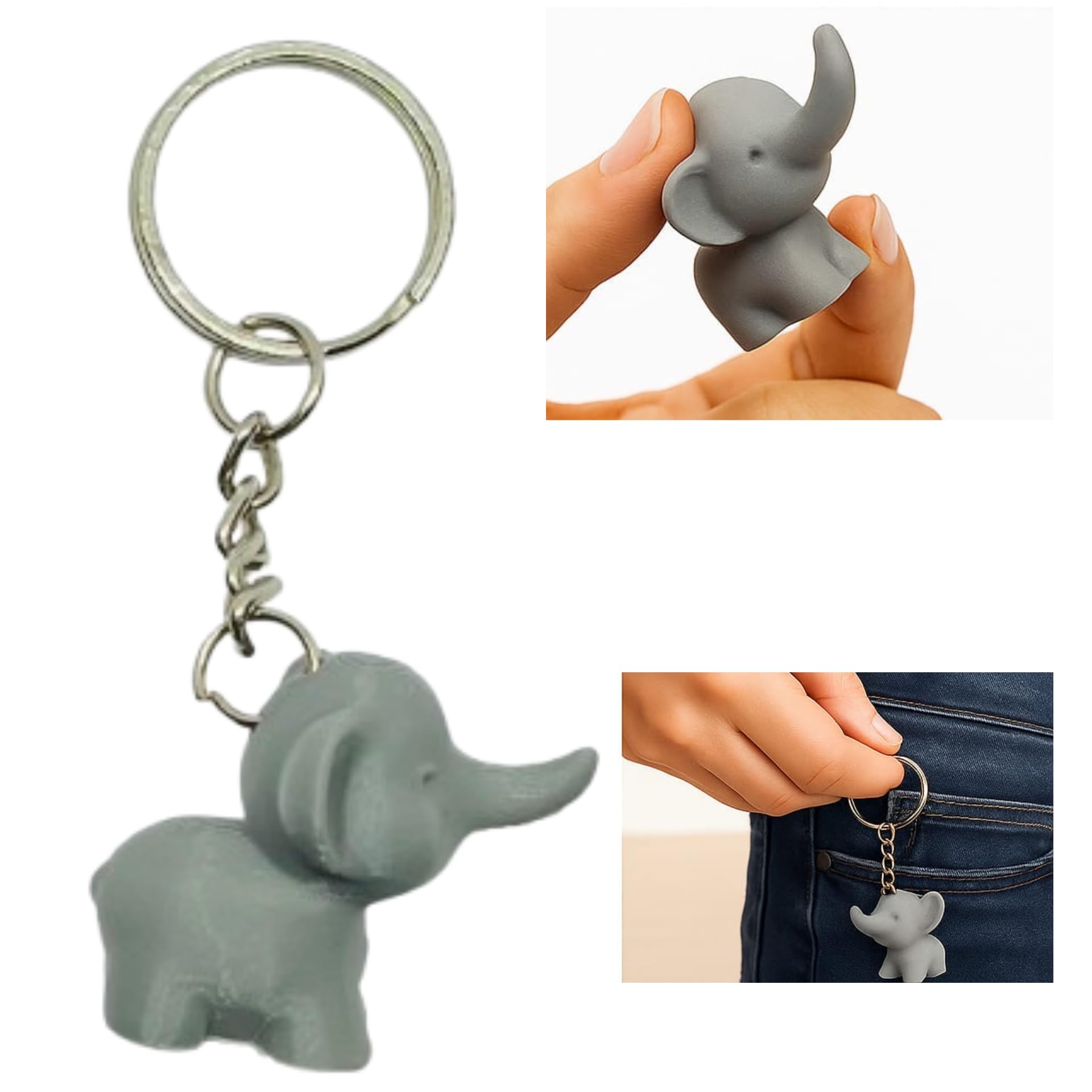 Squide game keychains - set of 3 cool character key rings, Cute bag Accessories for boys & girls, Backpack, Car, Chool & college use - gift for kids & fans-image-2