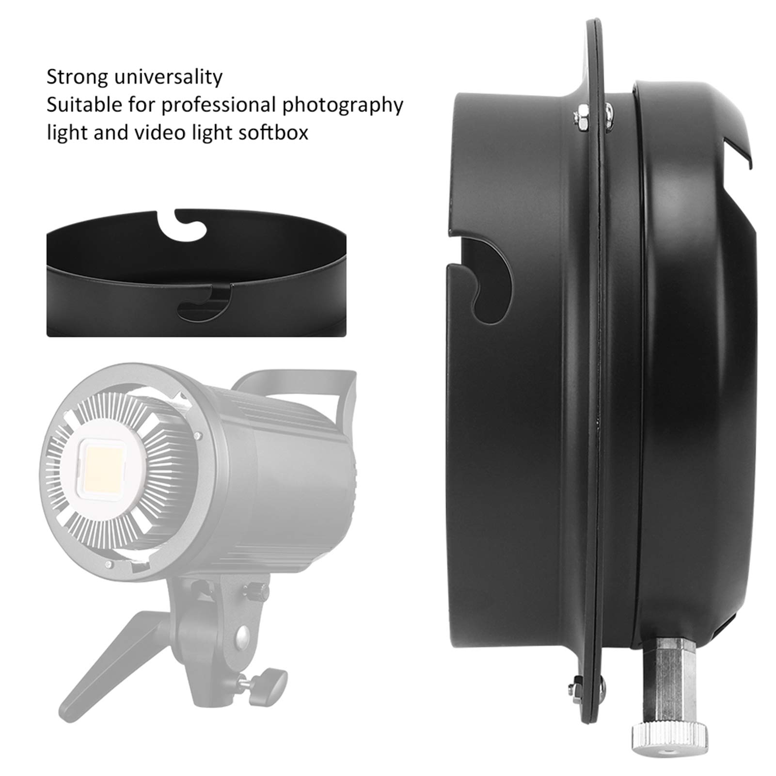 to Converter Adapter Ring for Softbox Flash Light