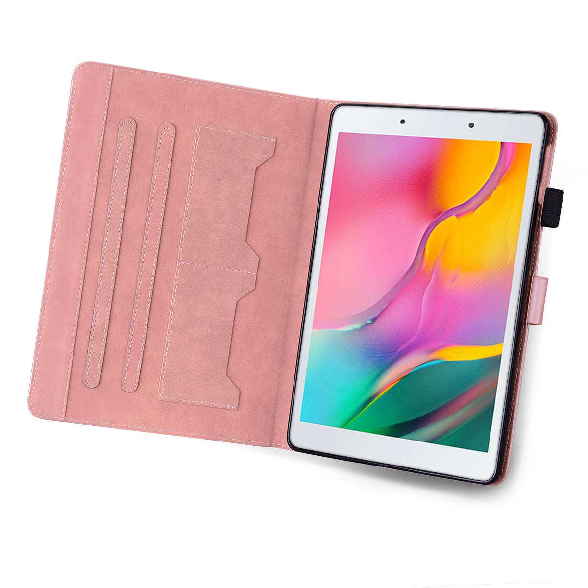 Amazon.co.jp: Galaxy Tab A 8.0 ケース 手帳型 耐衝撃 SM-T290 (Wi-Fi
