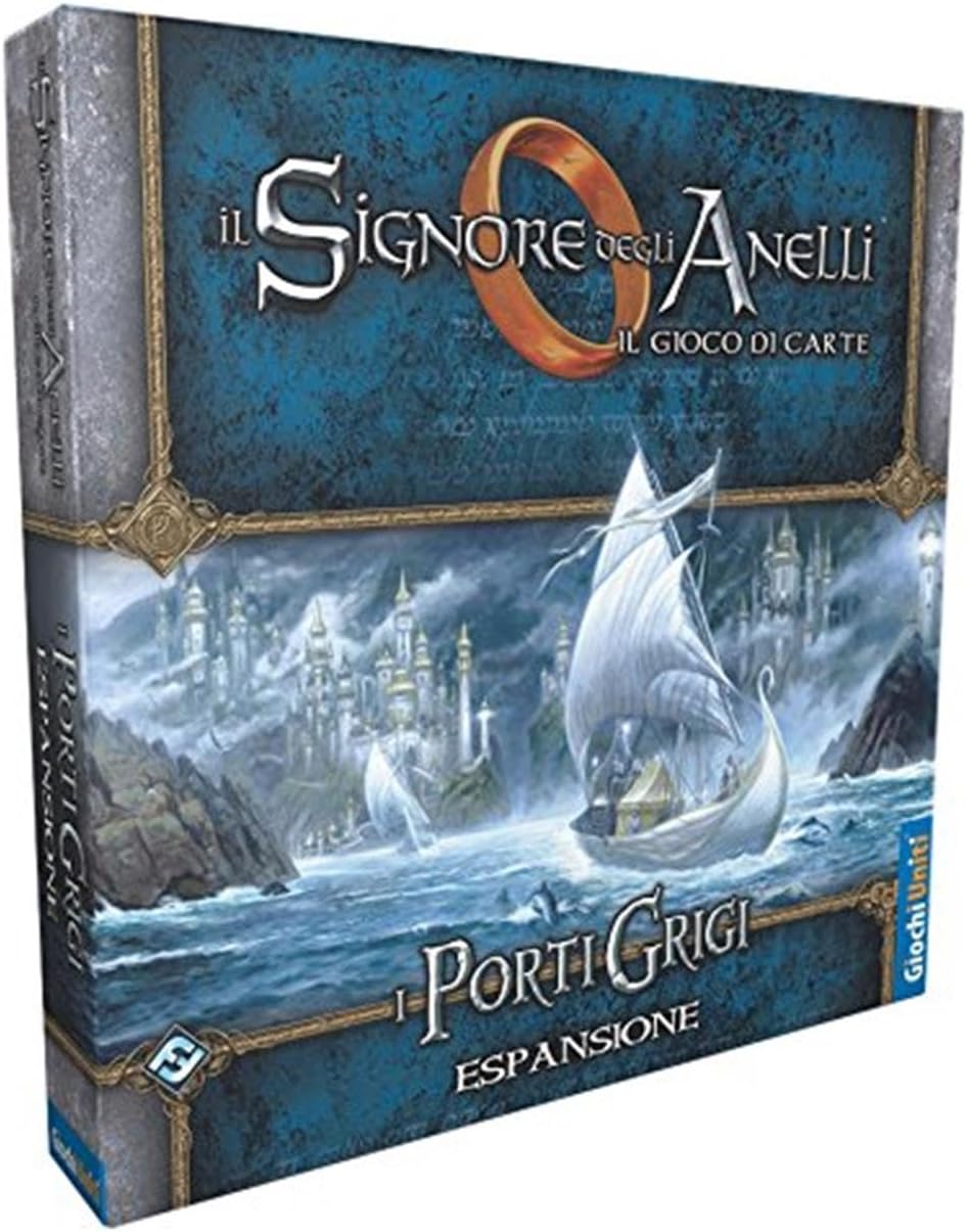Giochi Uniti gu468 – Board Game – The Lord of The Rings LCG: The Ports Grey