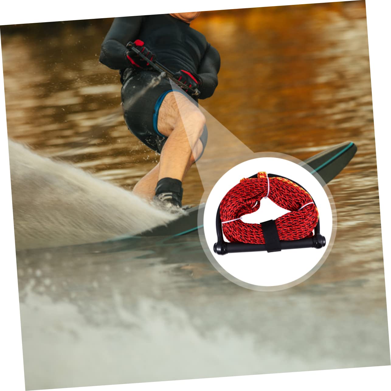 ibasenice Lina Do Nart Wodnych Lina Do Narciarstwa Wodnego Lina Holownicza Akcesoria Do Łodzi Lina Do Sportów Wodnych Dętki Holownicze Lina Do Łodzi Lina Do Wakeboardu Lina Do Losowy Kolor