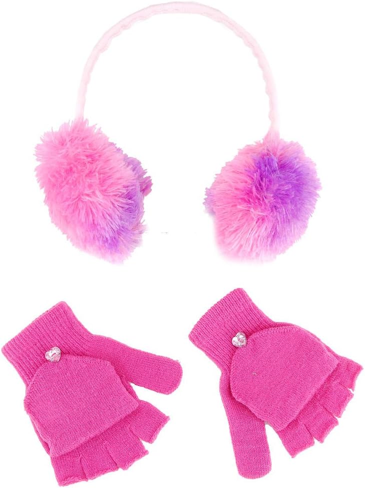 Tie Dye Ear Muffs and Gloves Pink Combo Amazon.co.uk DIY & Tools