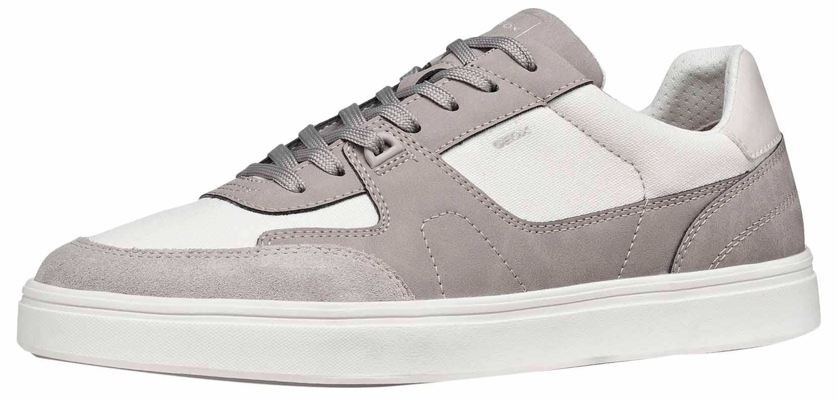 Geox Men's U BALTMOORE A Trainers, White/Skirt, 46 EU