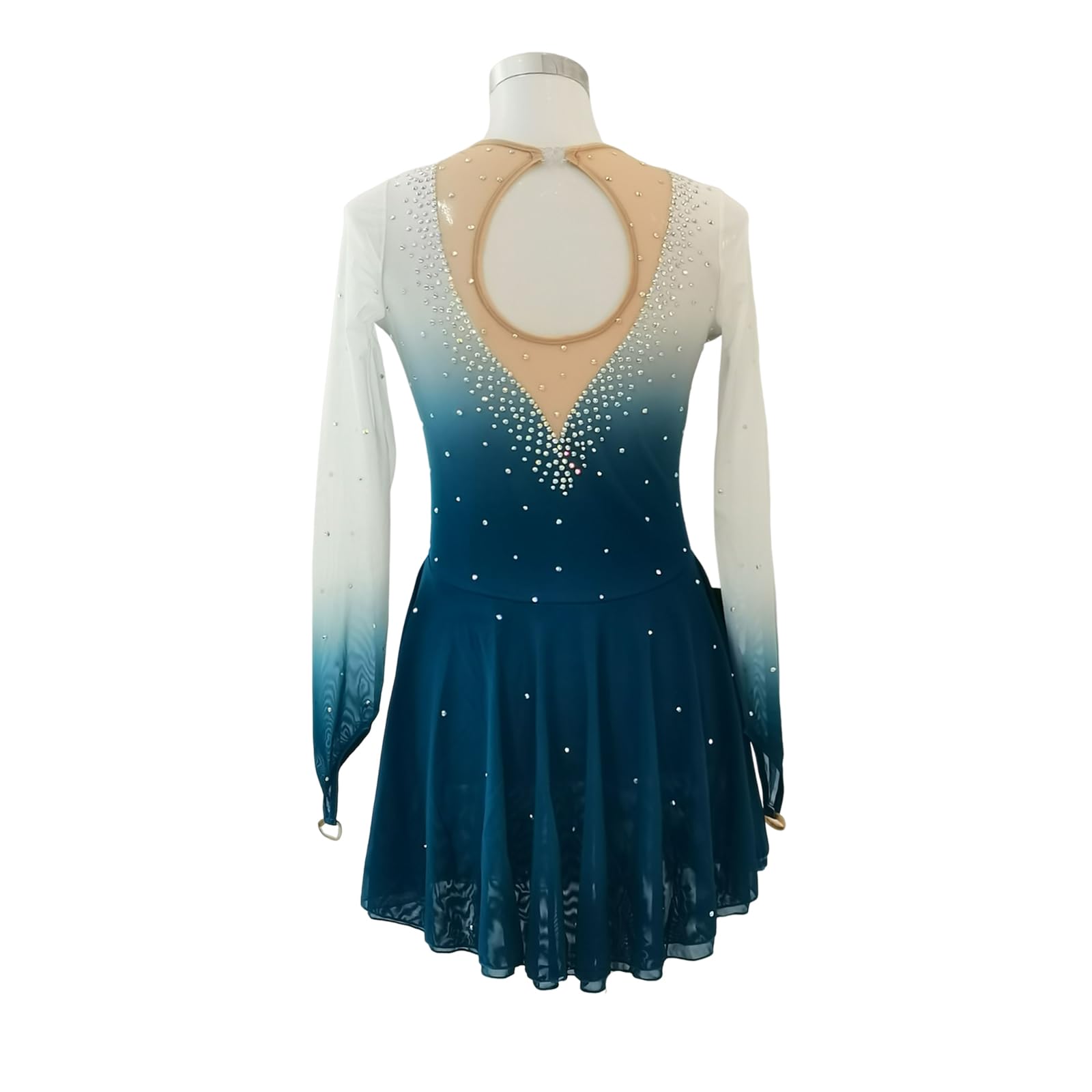 LIUHUO Robe de patinage artistique pour enfants et adultes - Quatre couleurs
