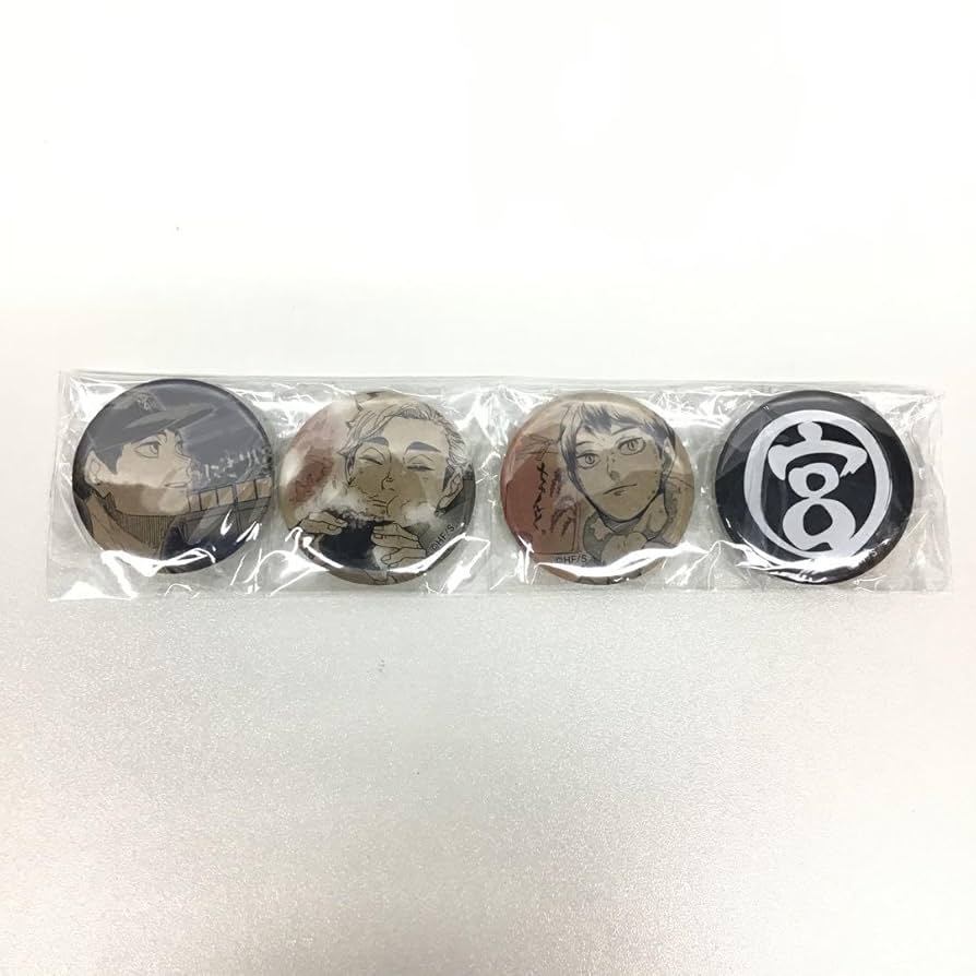 おにぎり宮 缶バッチ4点セット Amazon.co.jp: ハイキュー