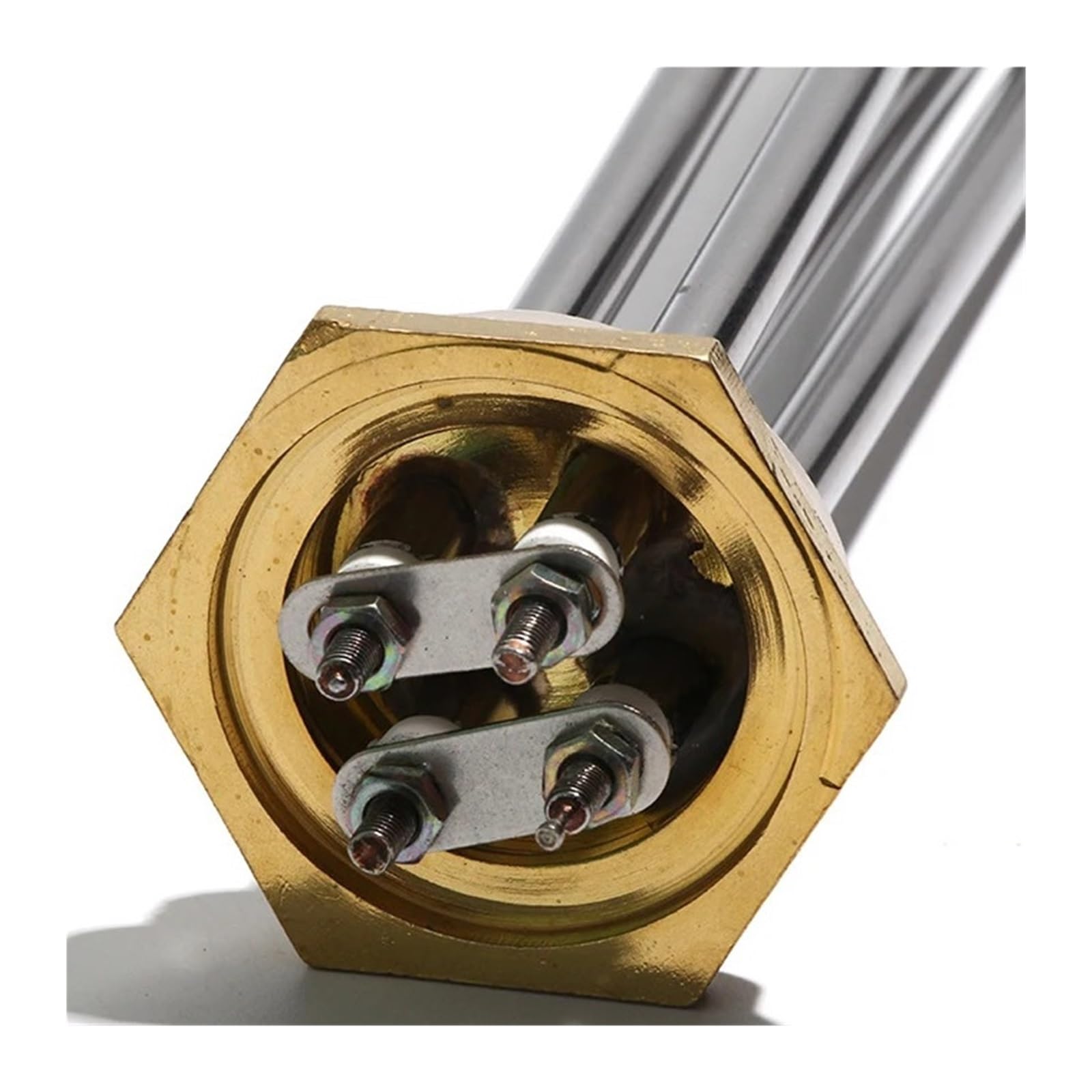 DC 24V 48V 36V Elemento Riscaldante DN32 Filo Tubolare Riscaldatore Di Acqua Ad Immersione 600w/900w/1200w/1500w Elemento Tubolare 1PC(48V 900W 2 loops)
