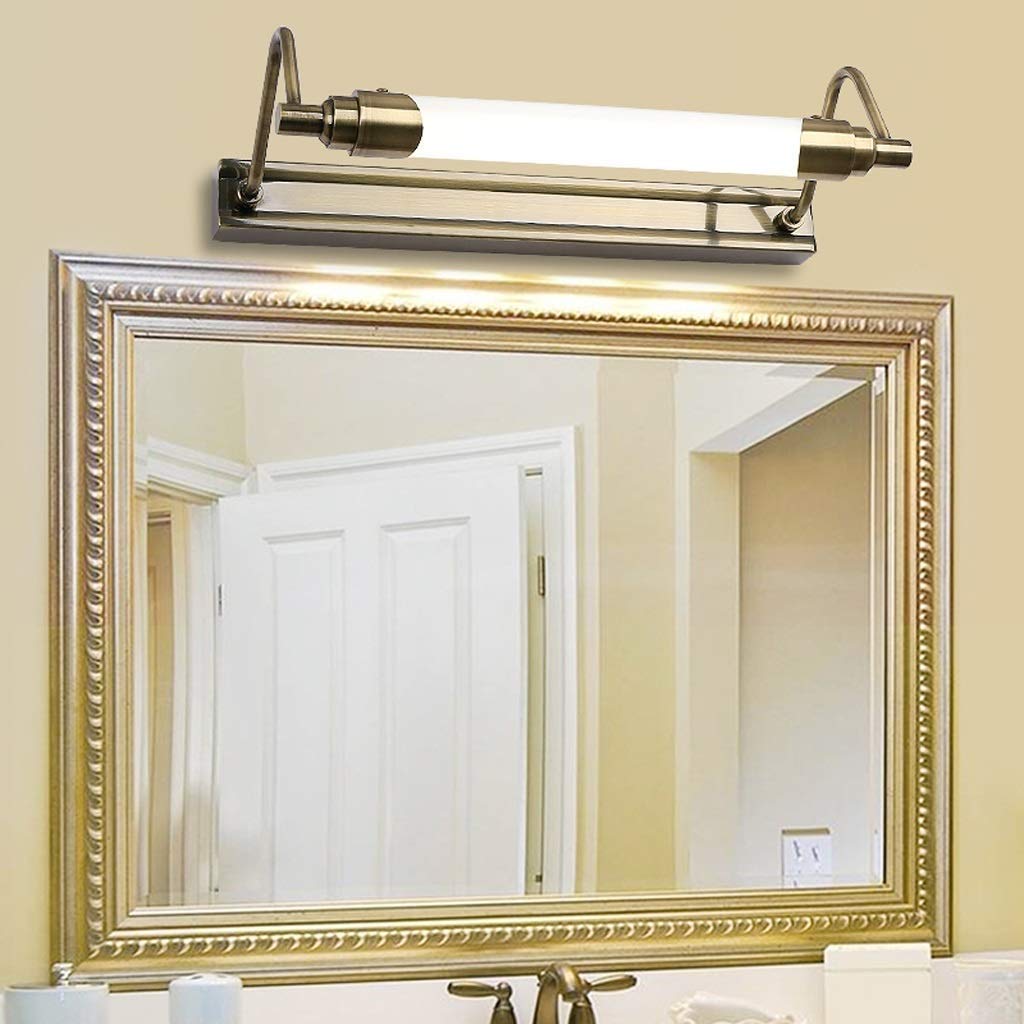 Lámpara de Espejo de Maquillaje Moderna con iluminación para vestidor, Espejo de gabinete, Aplique de Pared (tamaño: 60 cm) Times