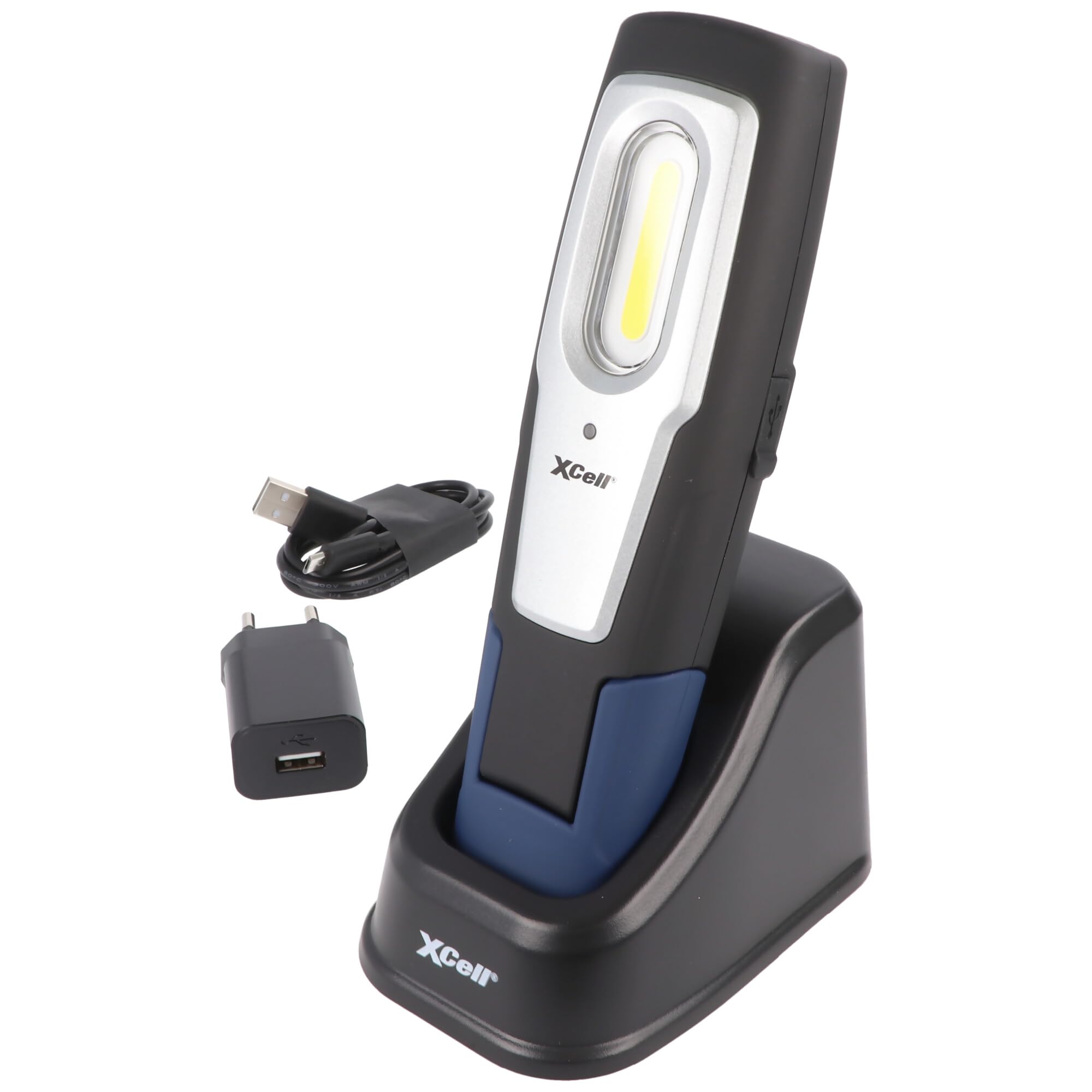 XCell 146726 Work Base, SMD LED lampa robocza zasilana bateriami 600 lm, 250 lm, 120 lm
