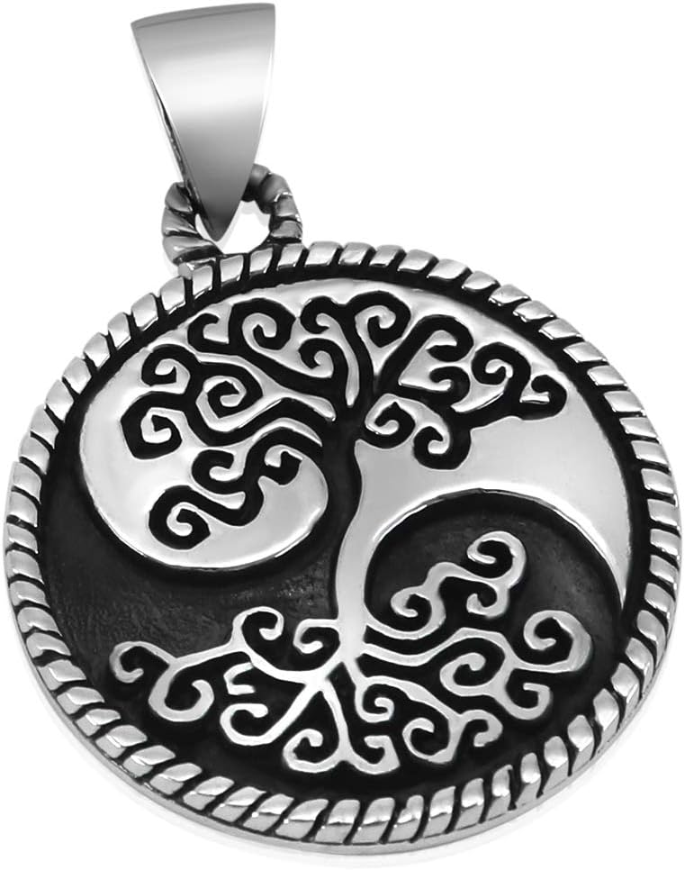 VY JEWELRY TREE OF LIFE - Solid 925 Sterling Silver Pendant for Men and Women - Made in Thailand - Image 4