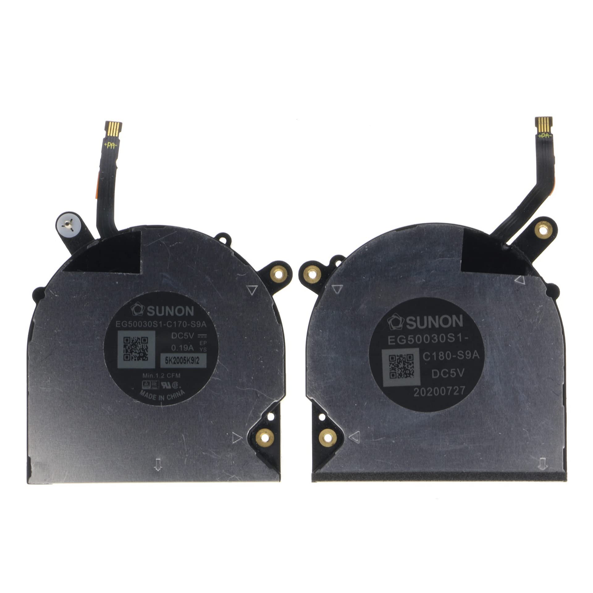 Ventilador de refrigeración de CPU y GPU para Dell XPS 13 7390 2 en 1 0VDFK8 EG50030S1-C170-S9A EG50030S1-C180-S9A