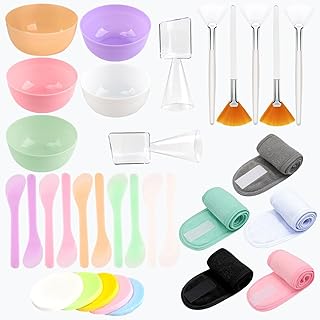 Juego de 37 cuencos para mezclar mascarillas ...