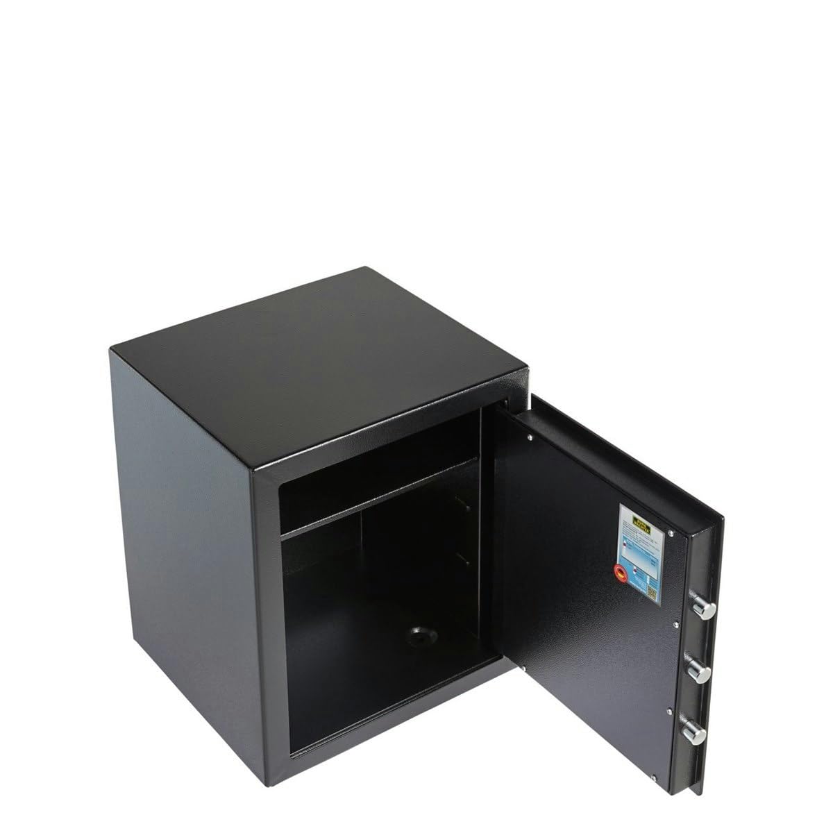 BURG-WÄCHTER Cassaforte a mobile con chiave, Home-Safe, Classe sicurezza B, Protezione antincendio DIN 4102, Testata VdS, Certificata ECB-S, 45,3 l, 49 kg, H 240 S, Nero