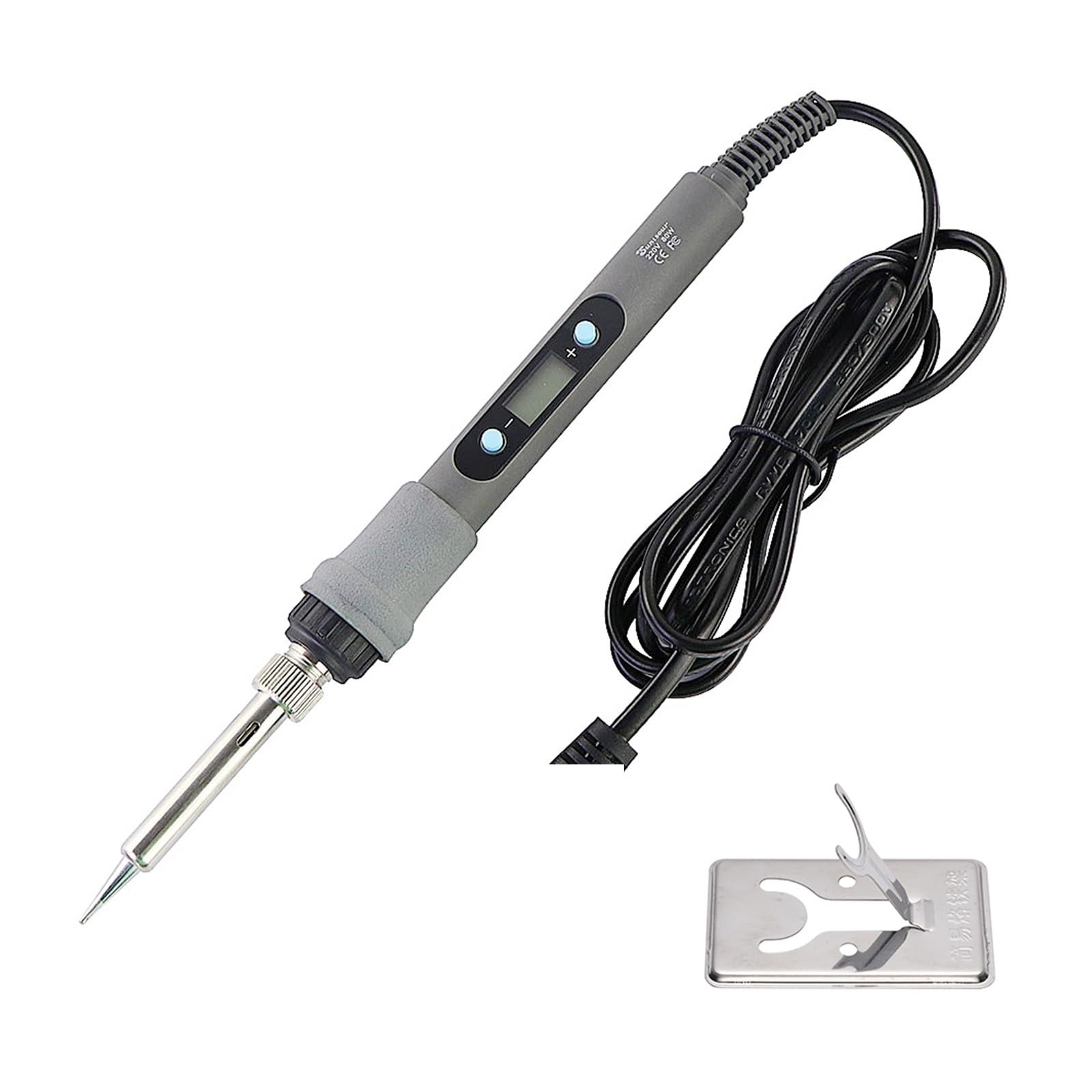 Soldador eléctrico de temperatura ajustable, estación de reparación de soldadura de 60W 80W herramientas de reparación de puntas de lápiz de calor, herramientas de soldadura(80W Iron)