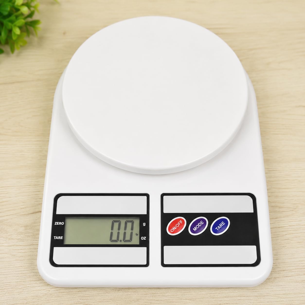 Digital Kitchen Weighing Scale 10Kg X 1g Precision Food Scale With Display For Baking Cooking Meal Prep Healthy Diet Compact Electronic Weight Machine For Home Use (White)-image-42