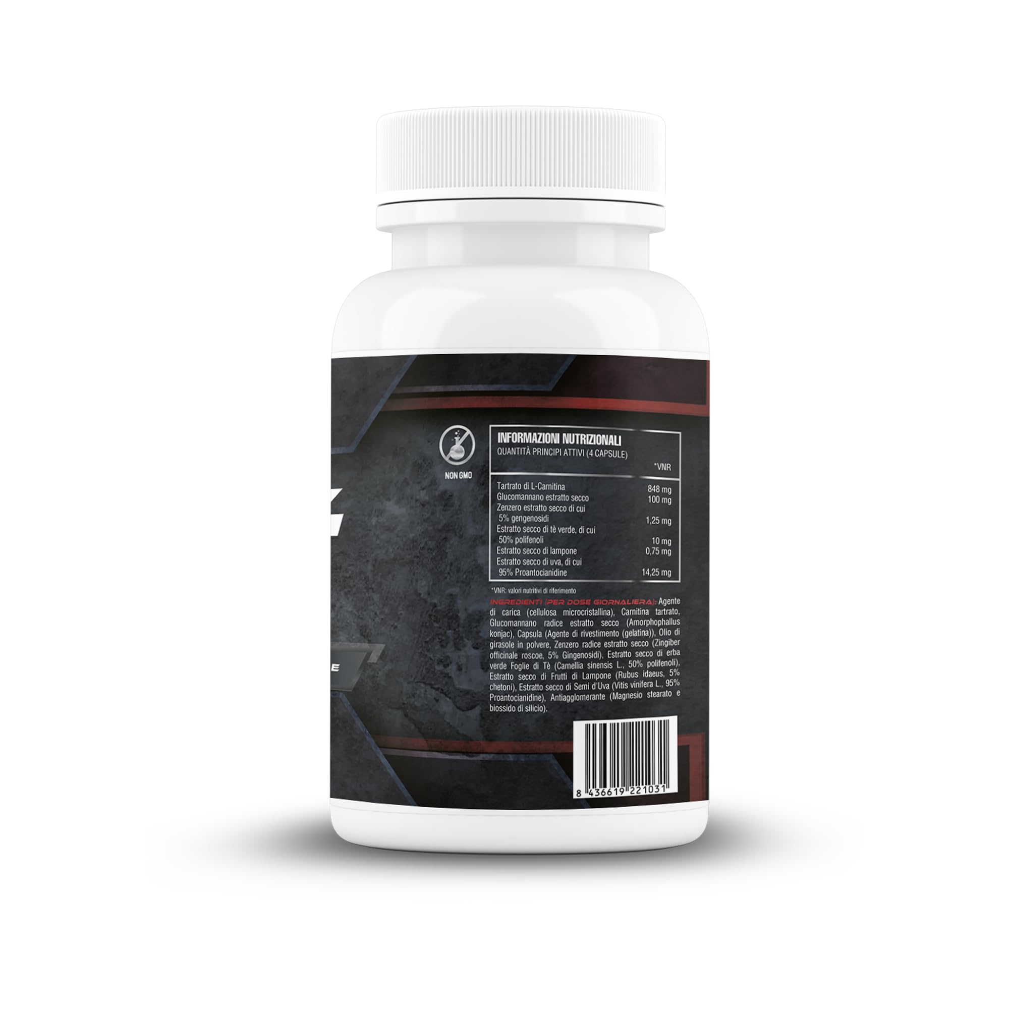 Ultimate Integratori | Integratori naturale | L-carnitina, Glucomannano, Tè verde | Perdere peso | Dimagranti | 90 capsule