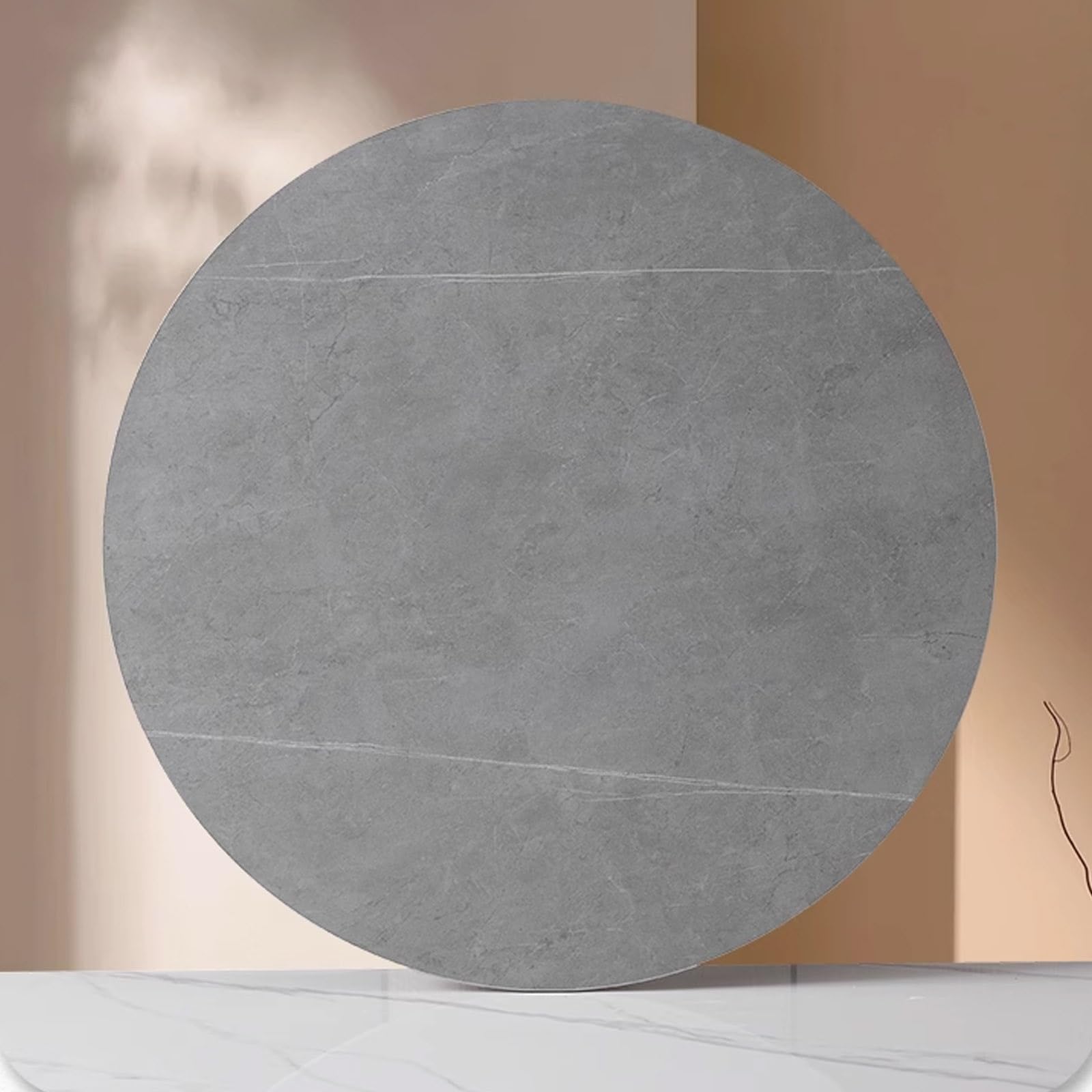 Marmurowa obrotowa taca do serwowania Lazy Susan – gramofon Ele do jadalni, ciast, imprez, dekoracji wnętrz i dekoracji wnętrz – centralny element stołu
