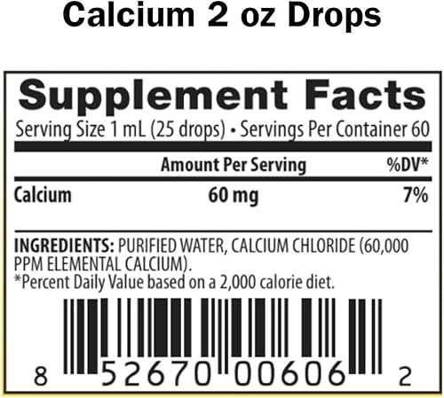 Miniatura 7 de Agua mineral iónica de calcio Ultimate Concentrate 60,000 ppm 2 fl. oz.
