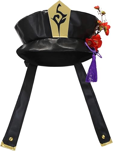 Miniatura 7 de CR ROLECOS Genshin Impact - Disfraz para cosplay de Hu Tao, traje para cosplay de HuTao, uniforme de fiesta de Halloween con sombrero, talla XL