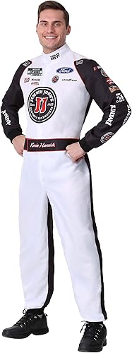 Fun Costumes Traje Uniforme de NASCAR #4 Kevin Harvick(R) Jimmy John's White