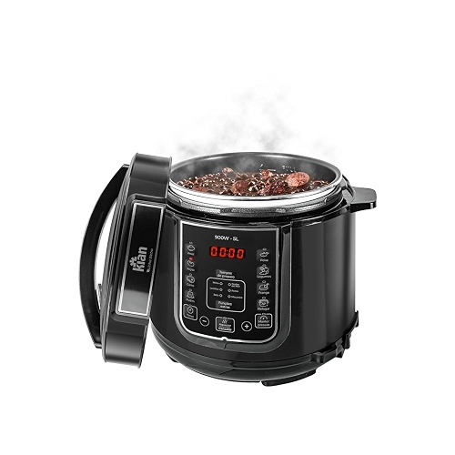 Kian - Panela de Pressão Elétrica 127V 5 litros Preto PPE-101 Kian - Panela de Pressão Elétrica 127V 5 litros Preto PPE-101