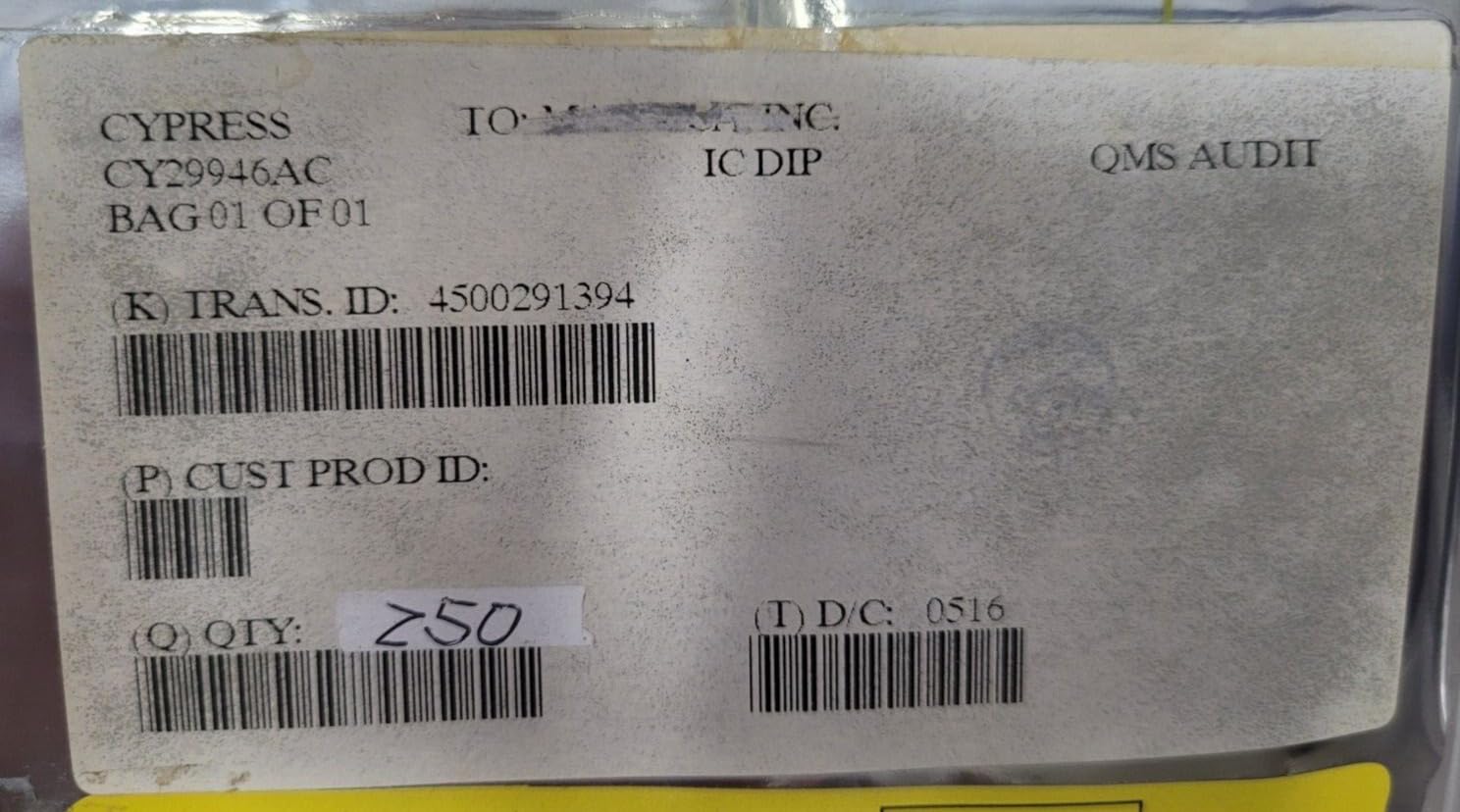 (1 PC) CY29946AC Cypress