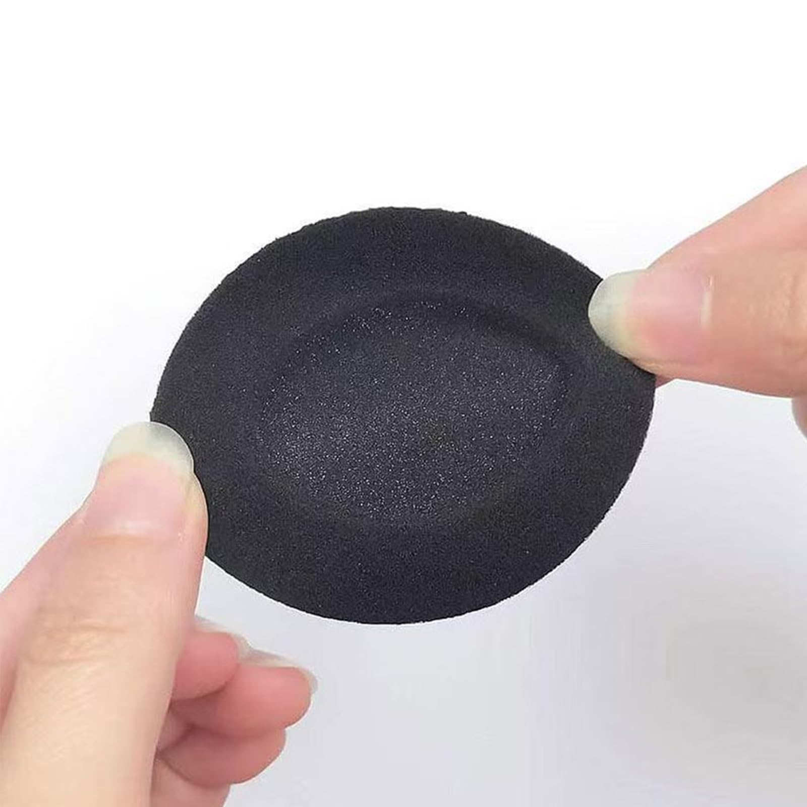 6 Cuscinetti Auricolari In Schiuma Di Ricambio Per Cuffie Log H111, H330, H340, H600, H960 E Edifier K550 – Morbidi, Traspiranti E Facili Da Montare, Diametro 6cm, Nero - 2