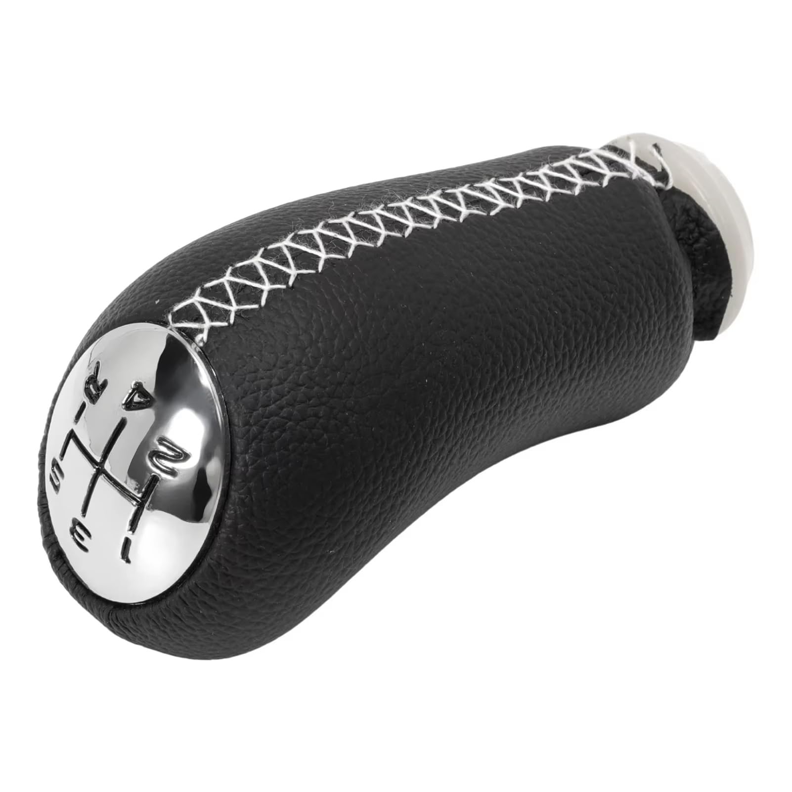 PDURMBUAB Gear Shift Knob Manual 5-Speed Leather Manual Selector Transmission Gearbox Shifter Handle for Captur 1 MK1 2013-2019