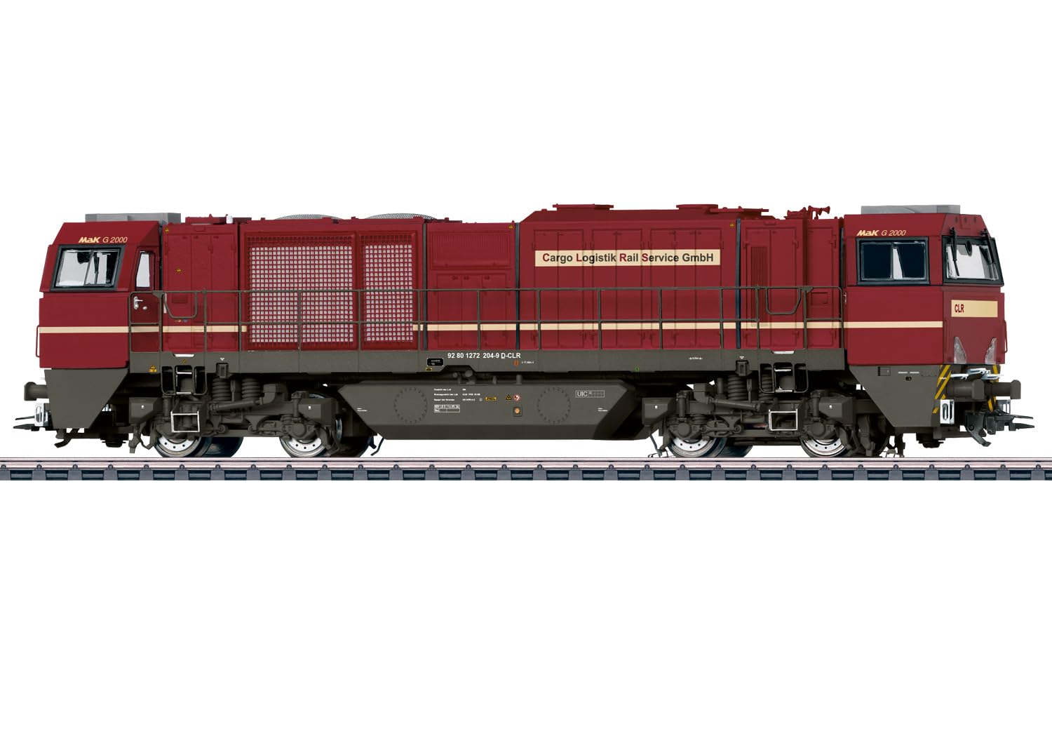 Märklin H0 37094 lokomotywa spalinowa seria 272 (G2000) – cyfrowy dekoder, dźwięk i światło, LED, prąd zmienny, epoka VI, bogaty w szczegóły, 20 cm