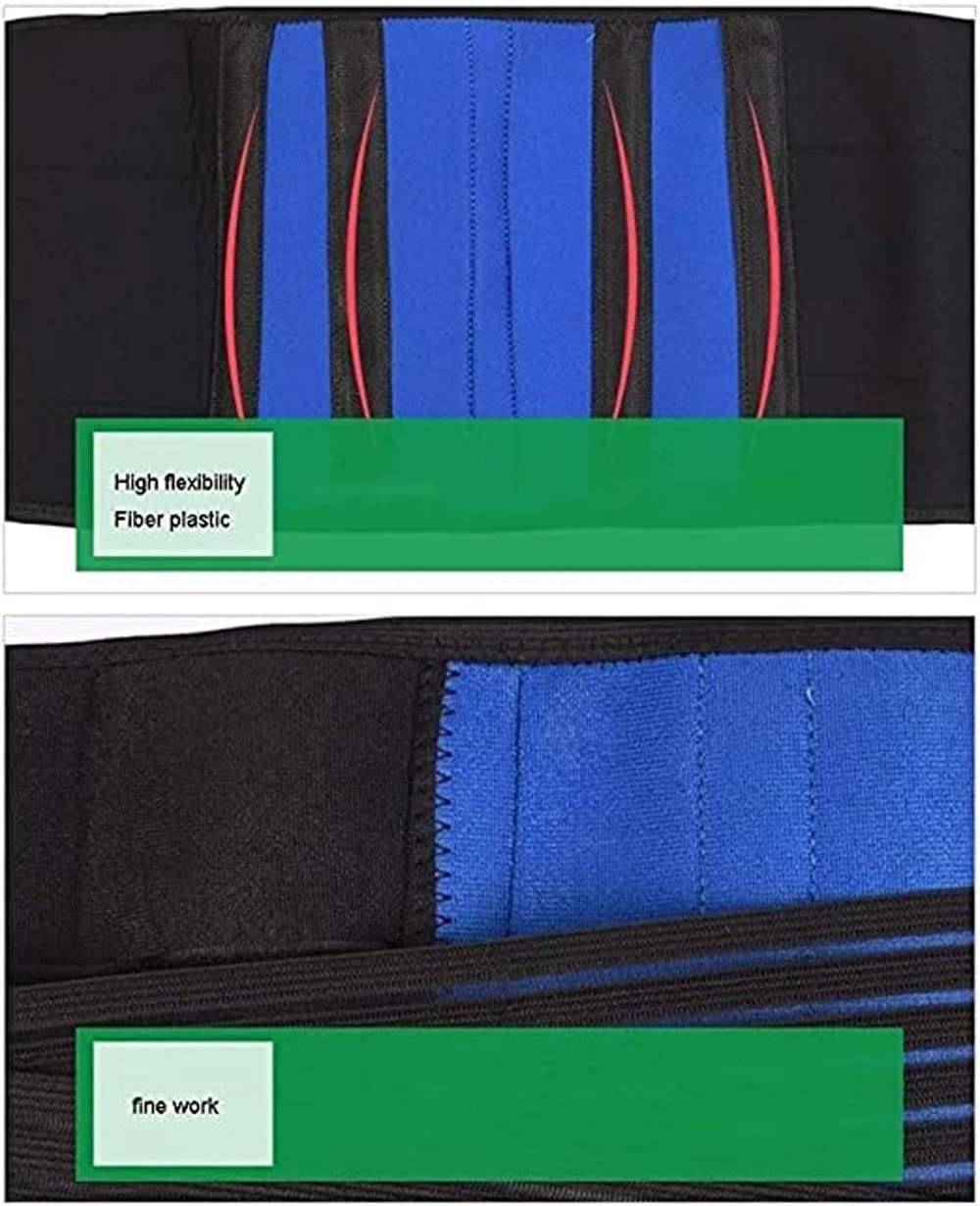 Cinturón de Soporte Lumbar autocalentable para Hombres y Mujeres, Alivio del Dolor Lumbar, Faja Lumbar de Malla Ajustable y Transpirable para Hernia discal, ciática y escoliosis.