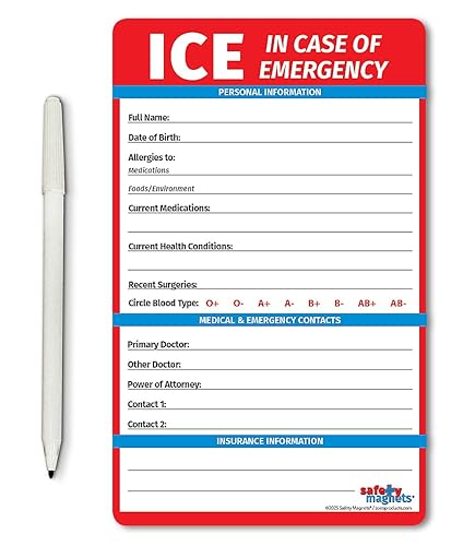 Safety Magnets by ZOCO – in Case of Emergency (ICE)
