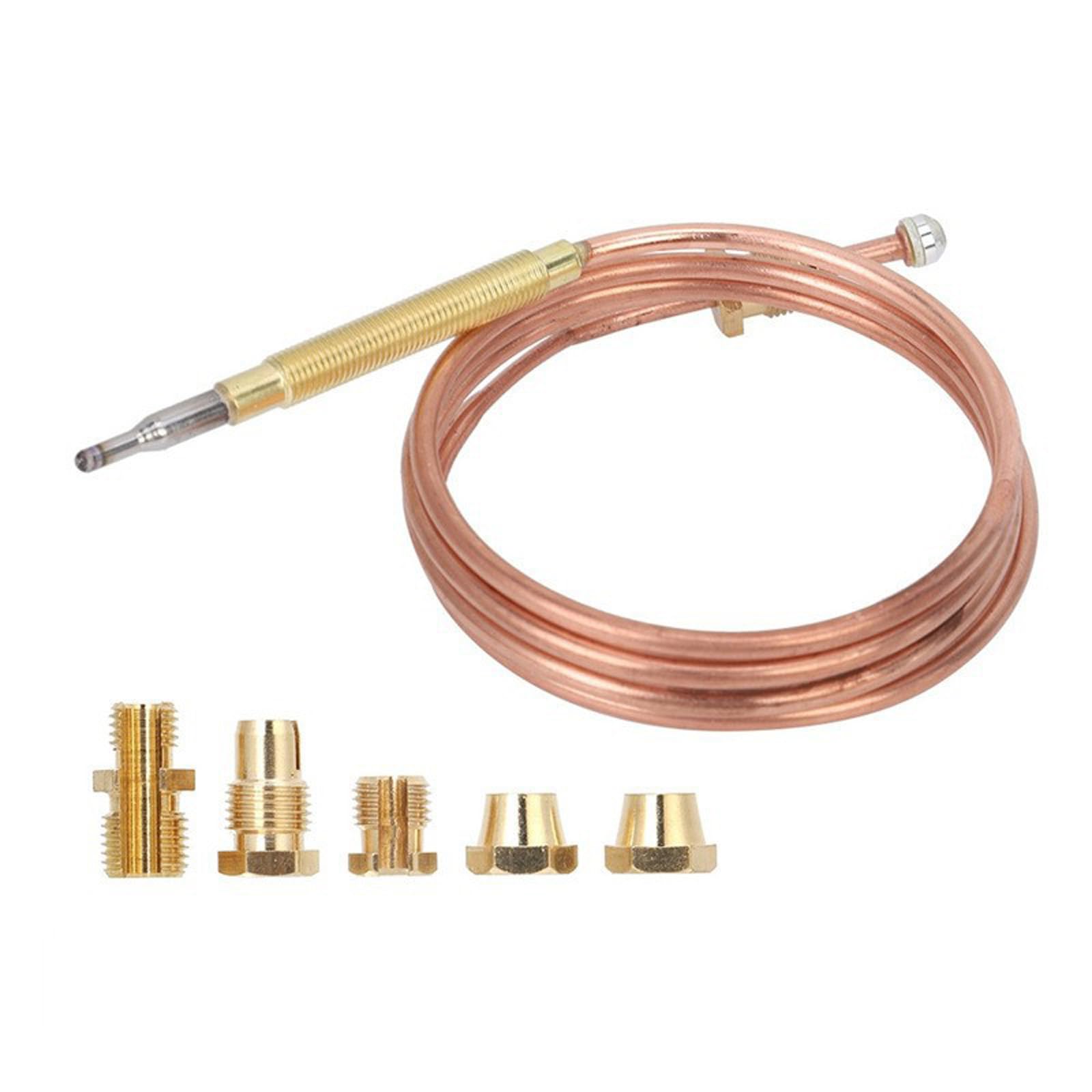 Oxxggkao Thermocouple Thread Probe 600/900 / 1200 / 1500Mm For Applianceheating Bbq Heating Equipment Accessories Appliance Thermocouple