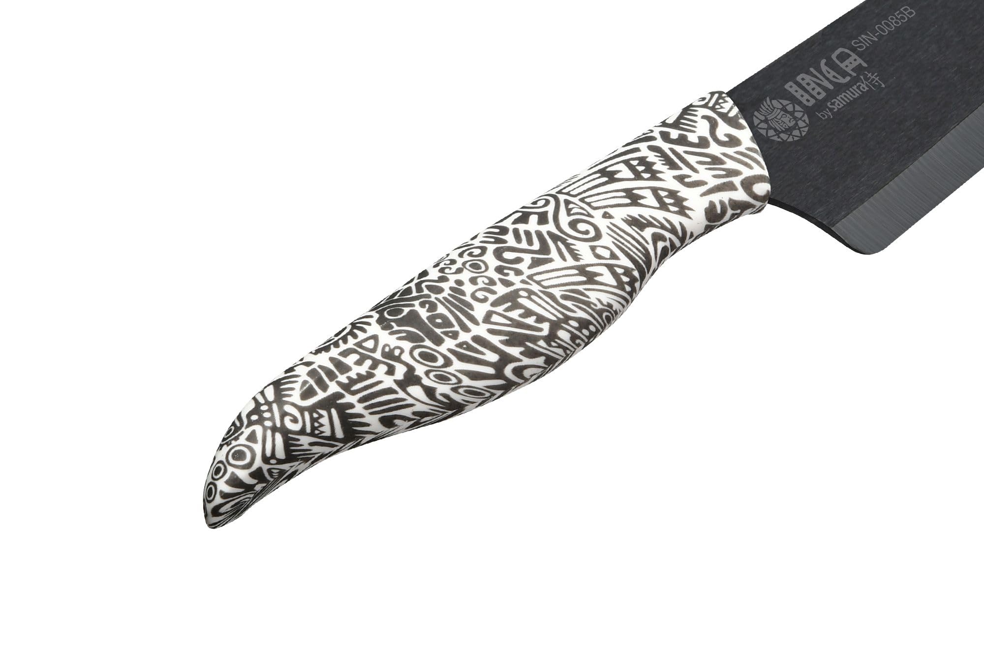 Samura INCA 7.4" Chef's Knife with Black Zirconia Ceramic Blade - High-Quality Japanese Steel Kitchen Knife for Precision Cooking and Effortless Food Preparation
