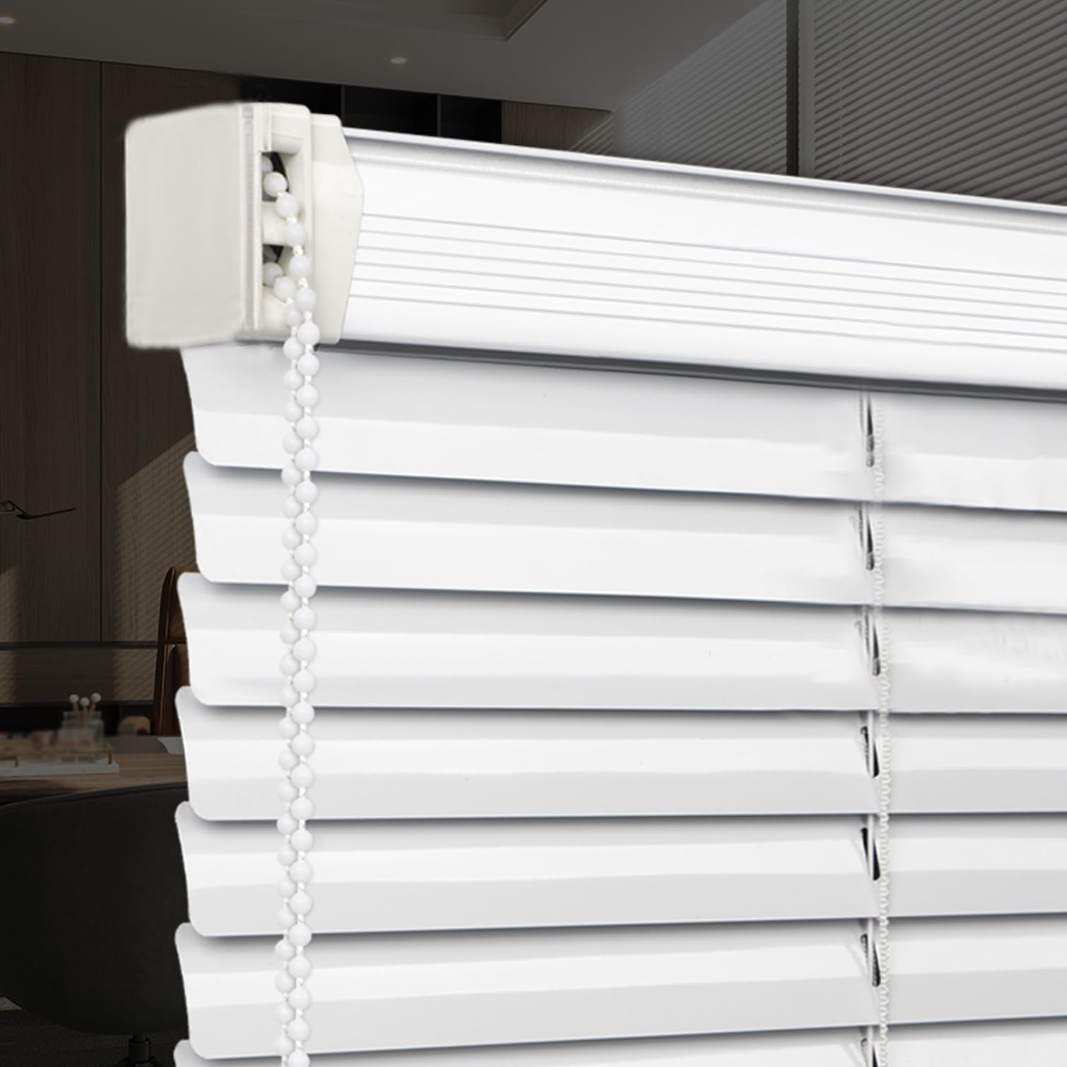 Aluminiowe żaluzje weneckie, 25 mm, sterowanie światłem, metalowe rolety do wnętrz, zasłony prywatności, wymiary 200 x 160 cm, stylowe dekoracje okienne do domu i biura