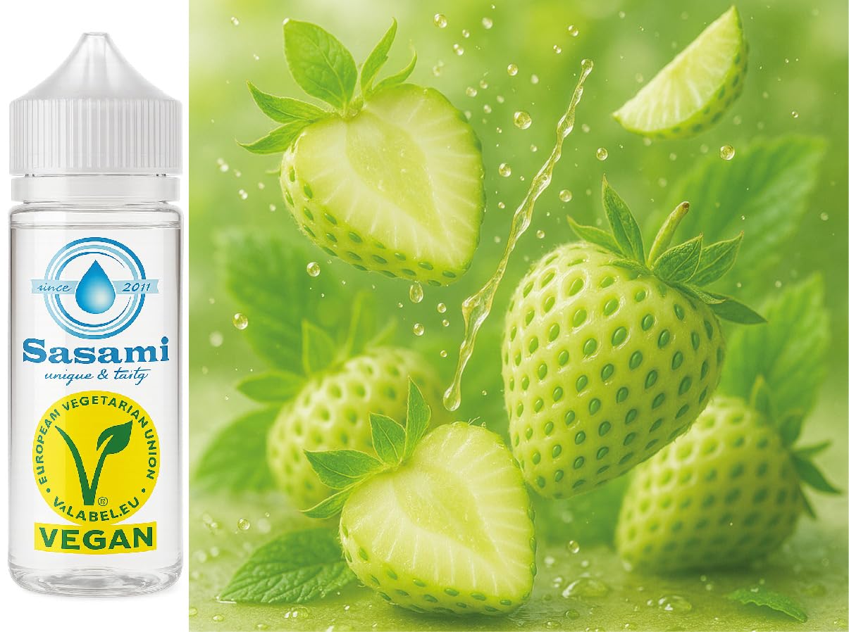 Fresa verde aroma concentrado - Vegano - Sasami - 100ml