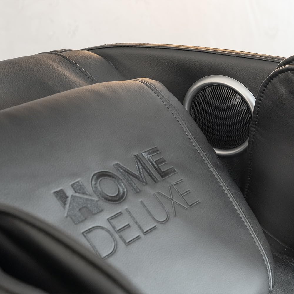 Home Deluxe Massagesessel Marino mit Premium Webstoffpolsterung Anthrazit - 135,4 x 73,5 x 103 cm | 6 Massageprogramme, mit Textilpolsterung, Zero-Gravity