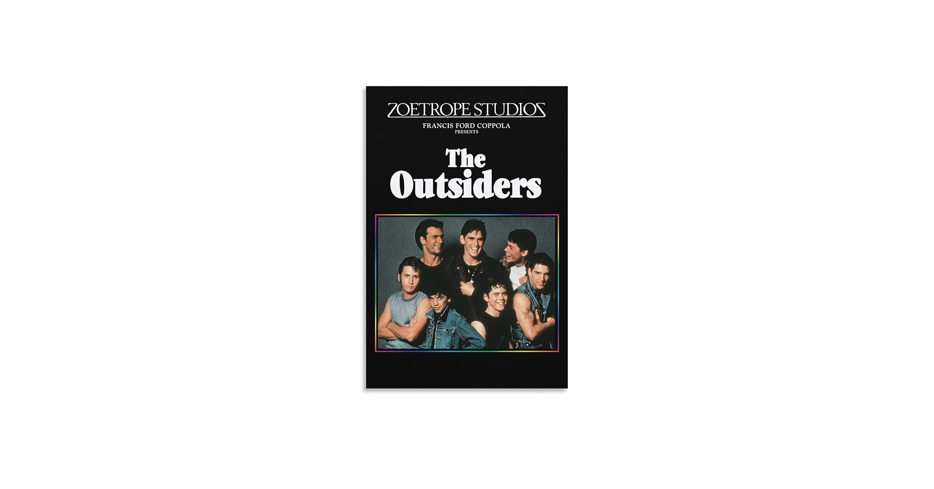 「THEOUTSIDERS」ポスター 1983 The Outsiders Movie Poster Print Patrick Swayze Tom