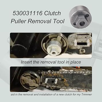 530031116 Clutch Removal Tool - Compatible with Husqvarna Poulan Chainsaws