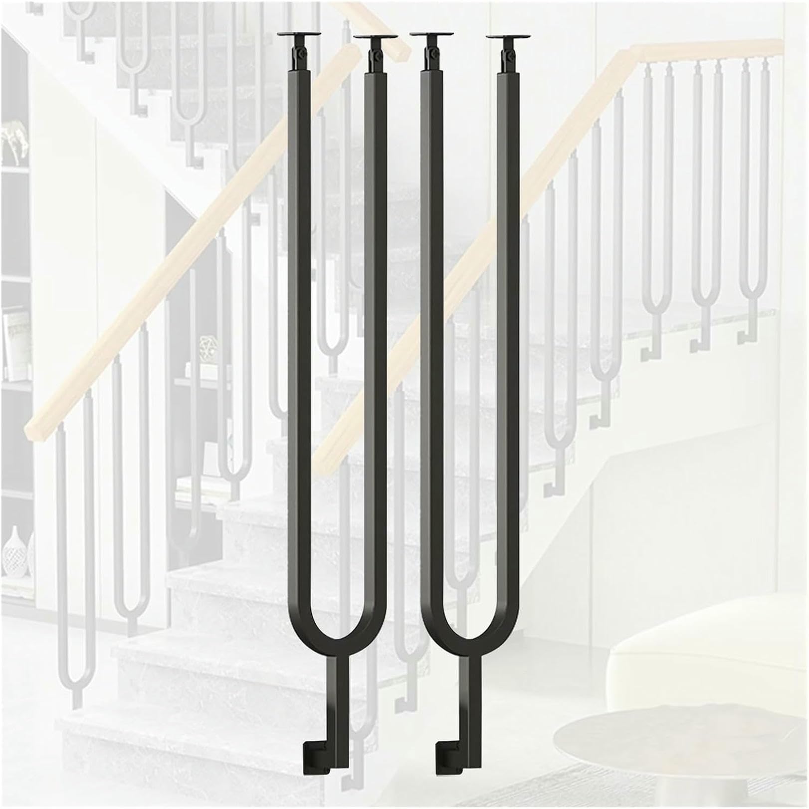 Balustres d'escalier ajustables de 120 cm pour corriger les faux niveaux des rampes
