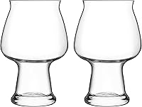 Vista 1 de Luigi Bormioli Birrateque - Vasos de cerveza de sidra de 17 onzas (juego de 2) – Vasos de cerveza artesanales para sidra, sidra dura, sidra