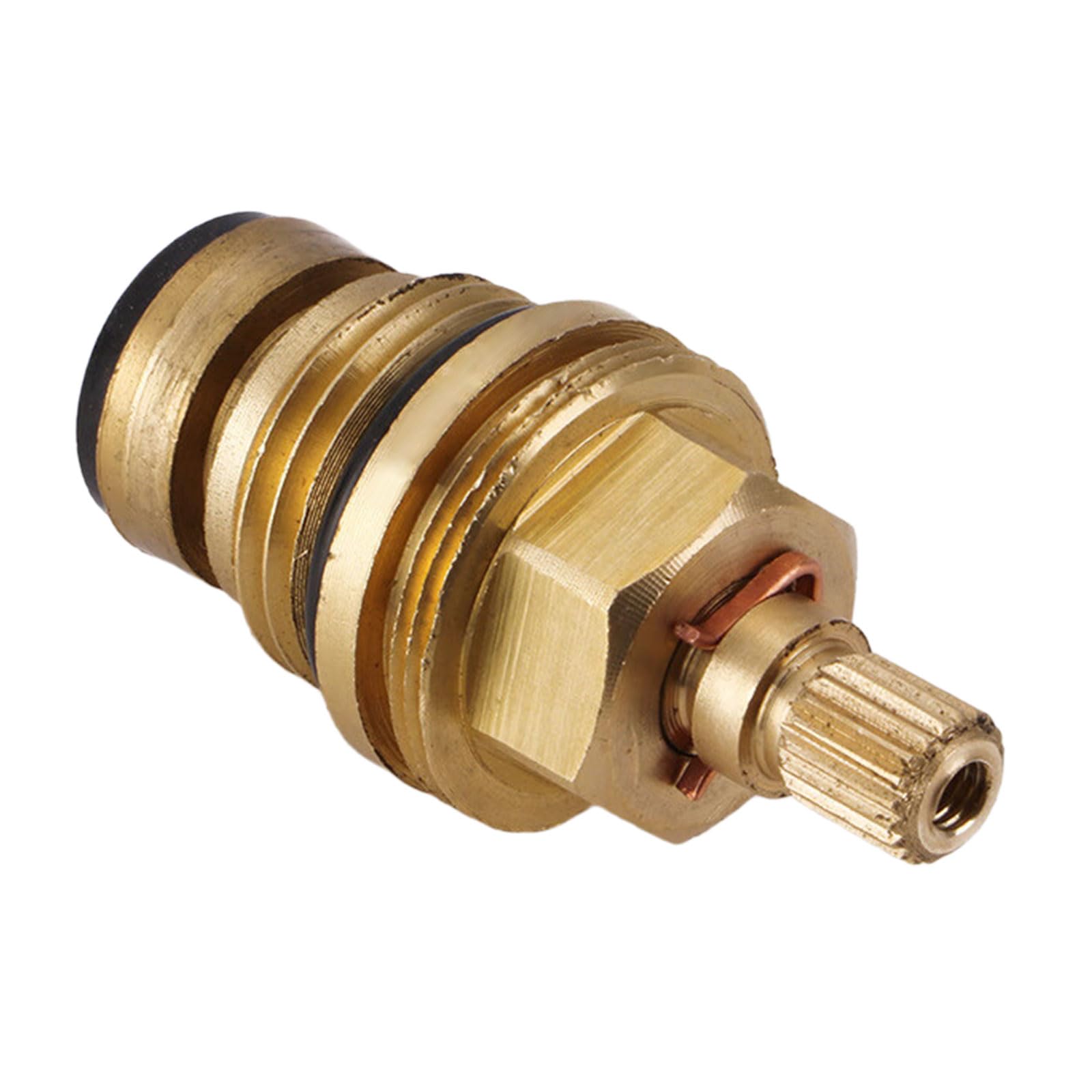 Thickened Faucet Cartridge Faucet Hot and Cold Water Spool Brass Slow Opening Spool Tap Valves Repair Parts Hot and Cold Water