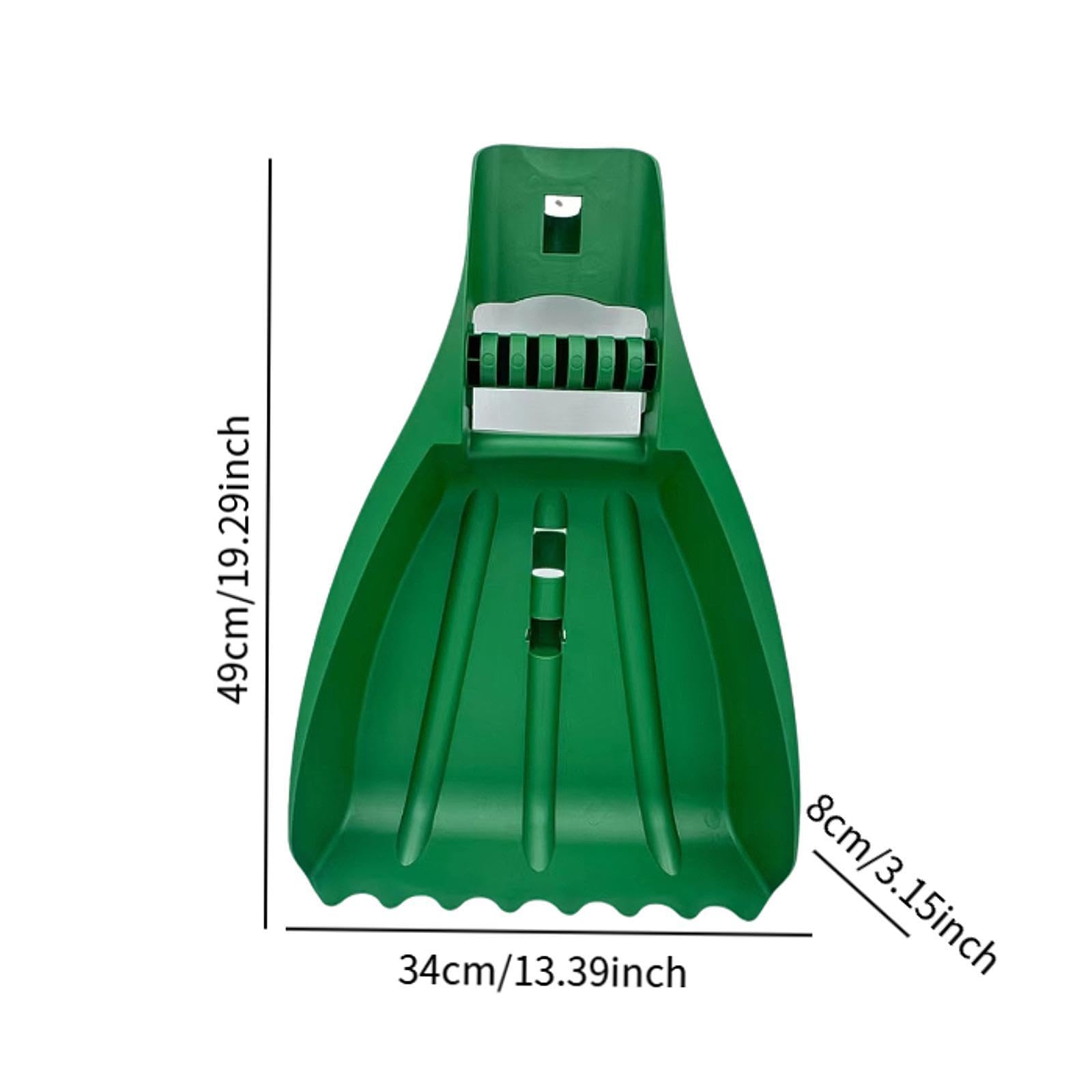 2 Piezas Rastrillo Jardín Recolector Hojas Mano Ligero Ergonómico Claw Plástico para Recoger Césped Basura Patio Adecuado para Actividades Al a