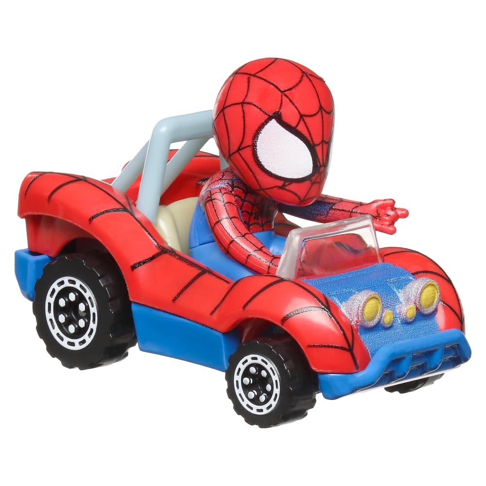 Hot Wheels RacerVerse Zabawka Pojazd Pakiet niespodzianka z dwoma samochodami wyścigowymi dla dzieci w wieku od 3 lat