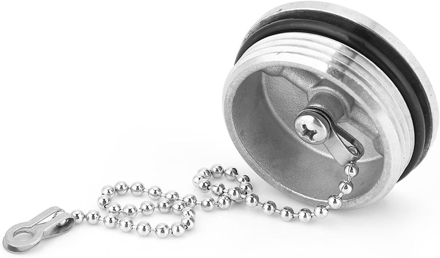 Denash Boat Fuel Tank Cap,Boat Marine Fuel Tank Cap Deck Fill Filler Boat Accessories,Polished Marine Boat Fill Port Marine Hardware