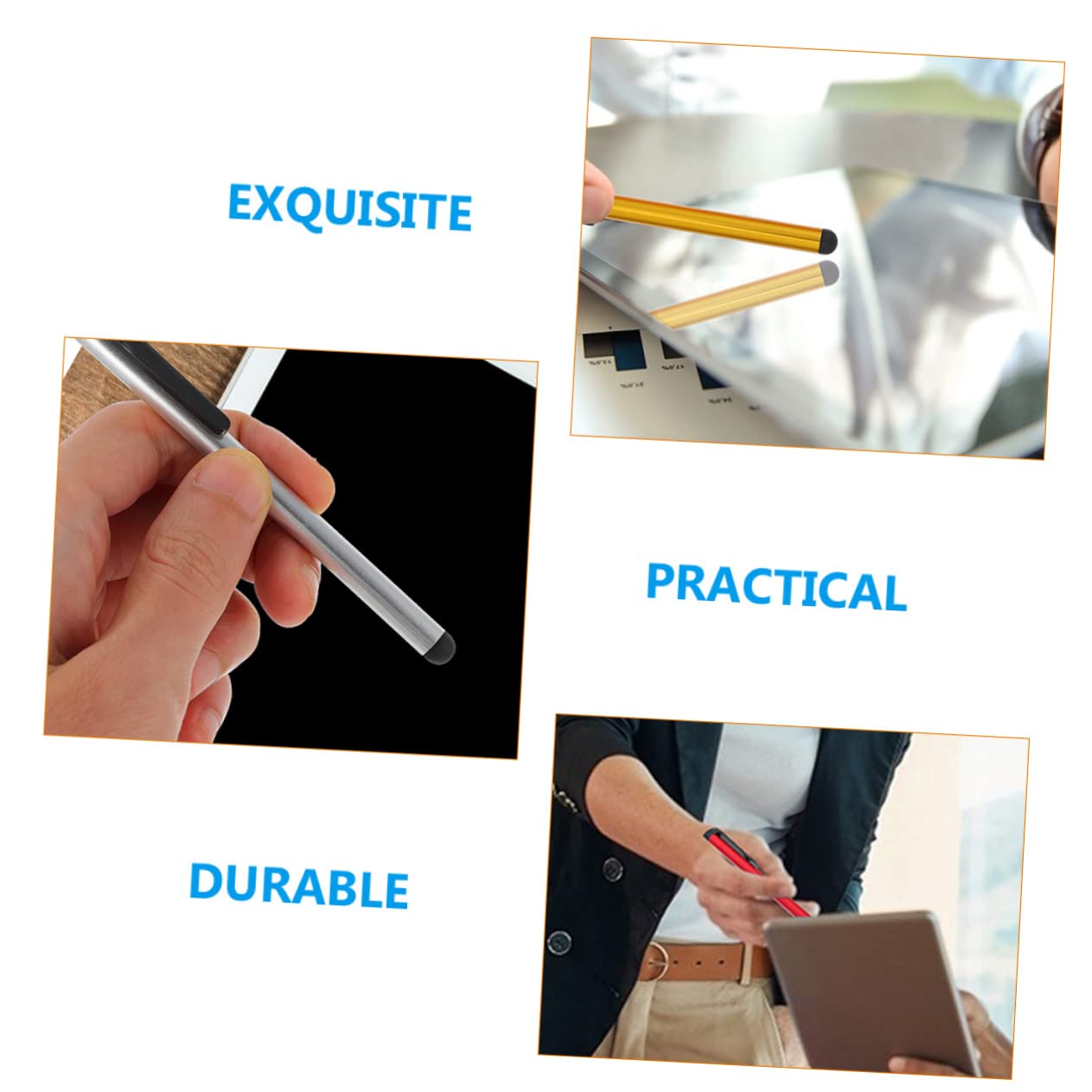 LABRIMP 80piezas Lápiz Capacitivo para Pantallas Táctiles De Stylus para Tablets y Teléfonos Móviles De