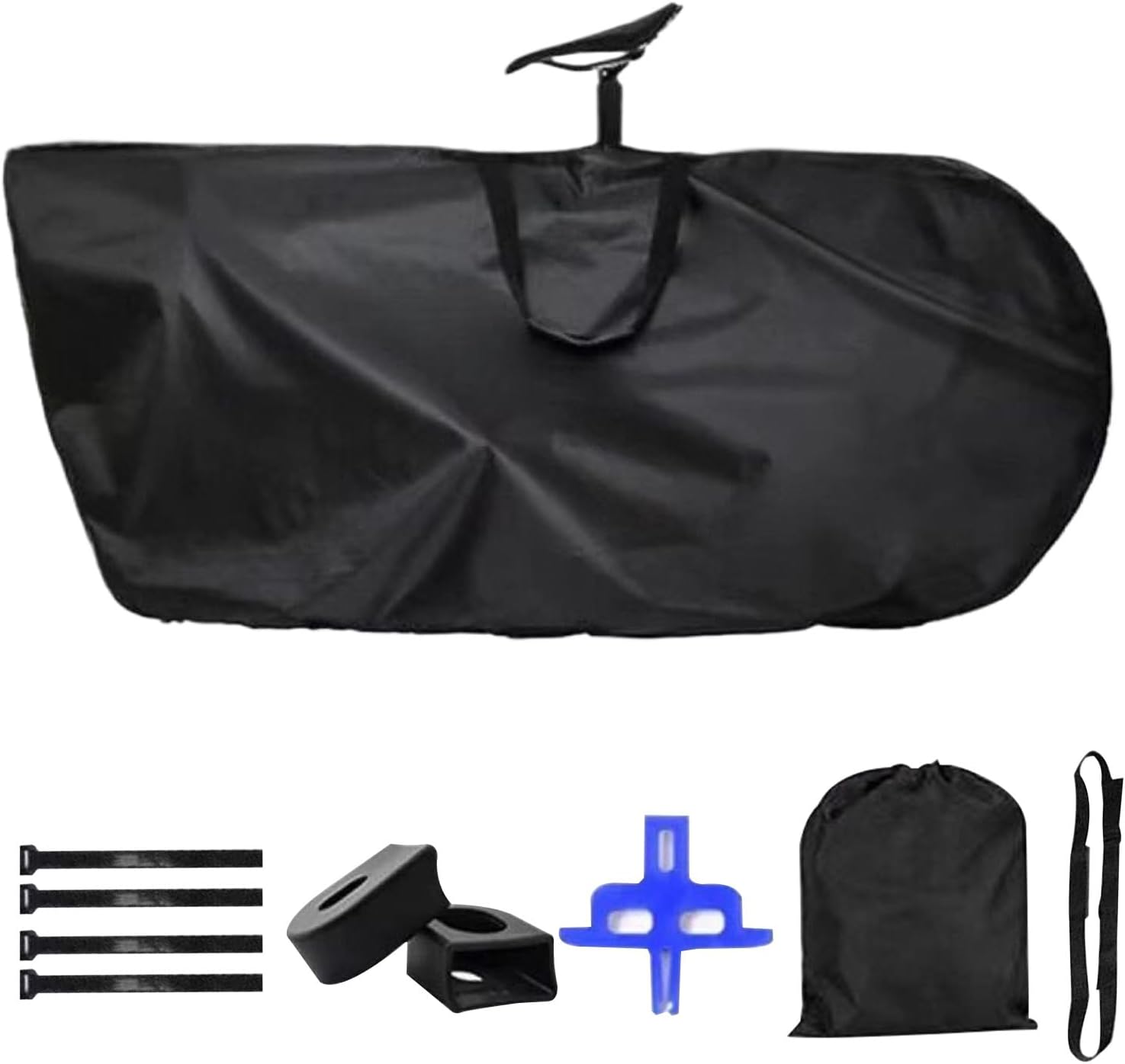 Bike Bag for Travel Waterproof Oxford Fabric | Bicycle Transport Pouch for Moving School Balcony Storeroom Home Dorm Apartment
