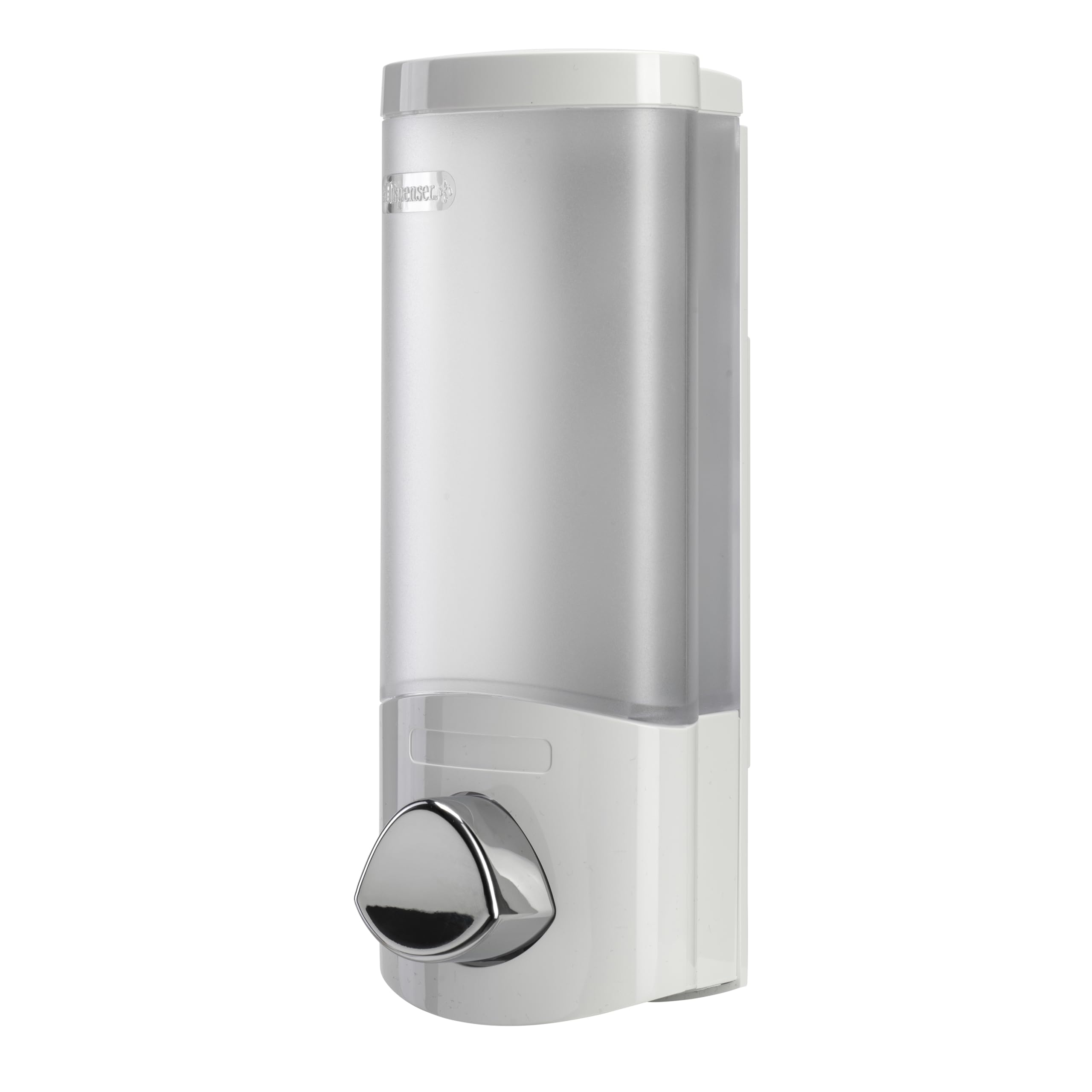 Croydex Wall Mounted Refillable Soap Dispenser 350ml, Corner or Flat Mount