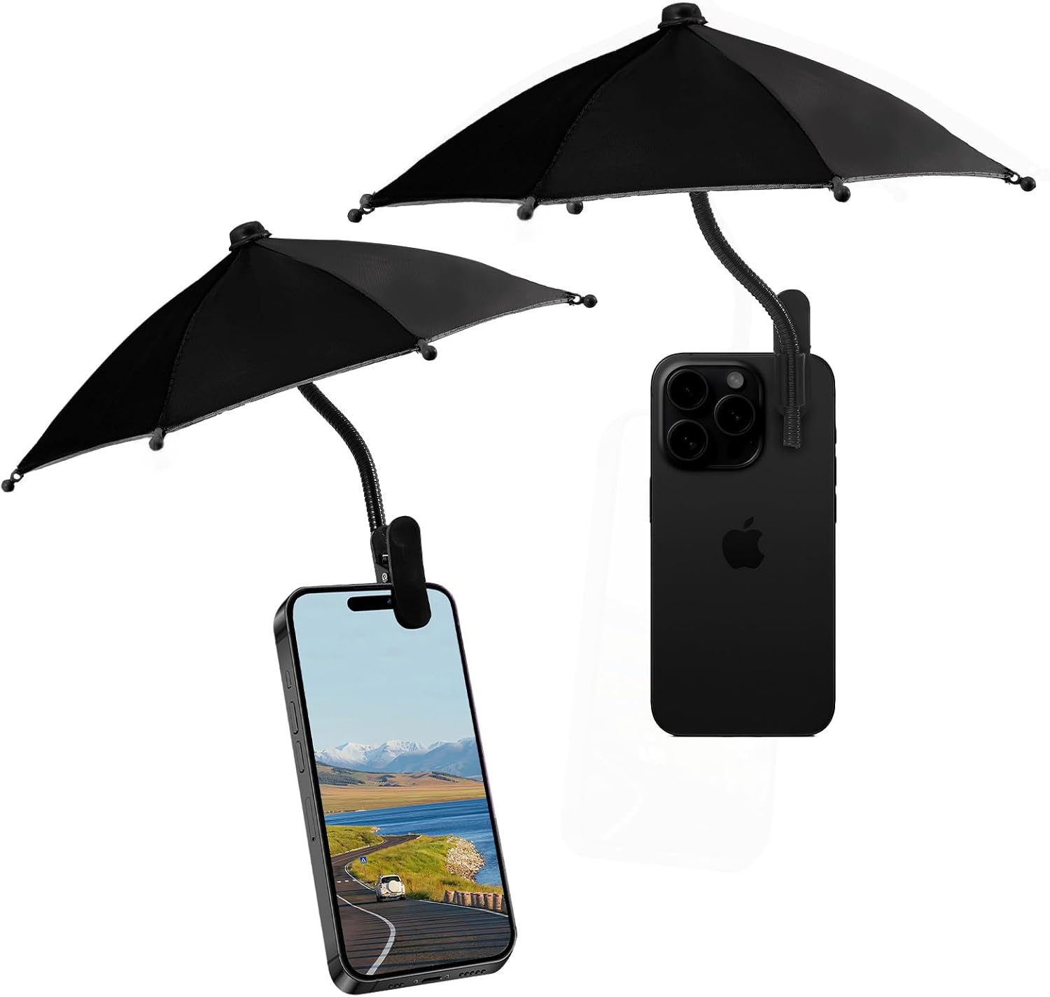 Phone Umbrella, Cell Phone Umbrella for Sun Shade with...
