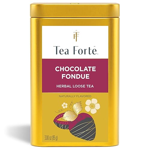 Vista 27 de Tea Forte Hibiscus Blossom Mezcla Premium de Té de Hierbas sin Cafeína de Hojas Sueltas en Recipiente, Hace 35-50 Tazas